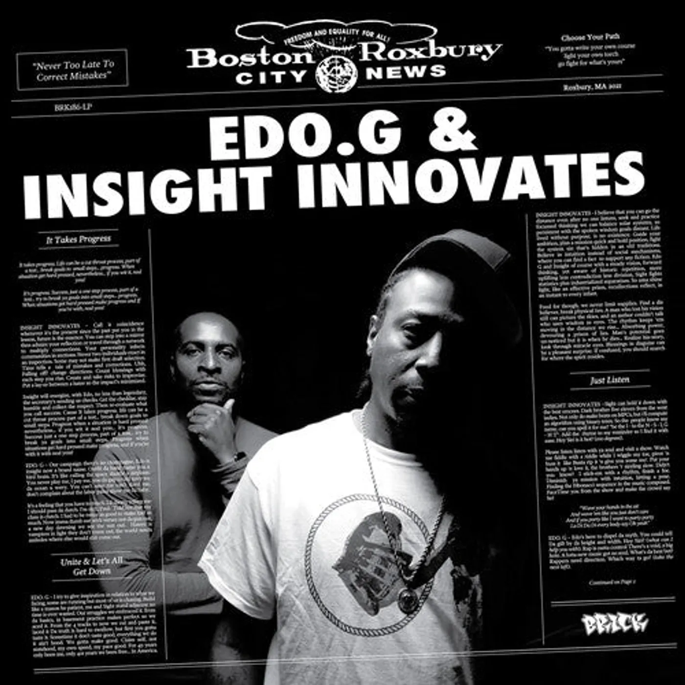 Edo G & Insight Innovates LP Vinyl - Edo G & Insight Innovates