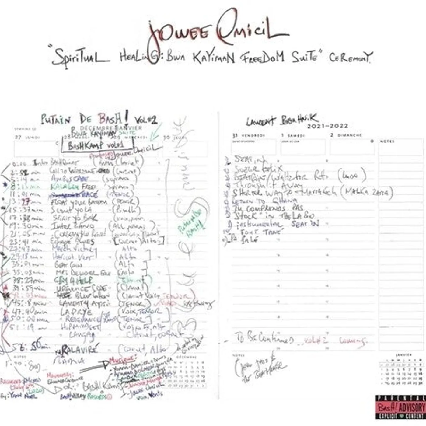 Jowee Omicil LP Vinyl - Spiritual Healing: Bwa Kayiman Freedom Suite (Red)