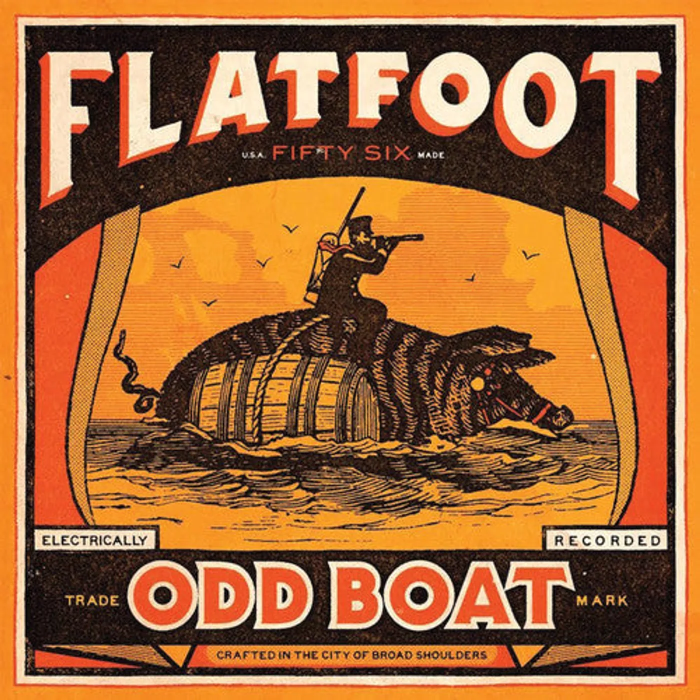 Flatfoot 56 LP Vinyl - Odd Boat (Coloured Vinyl) (Red) (Dlcd)