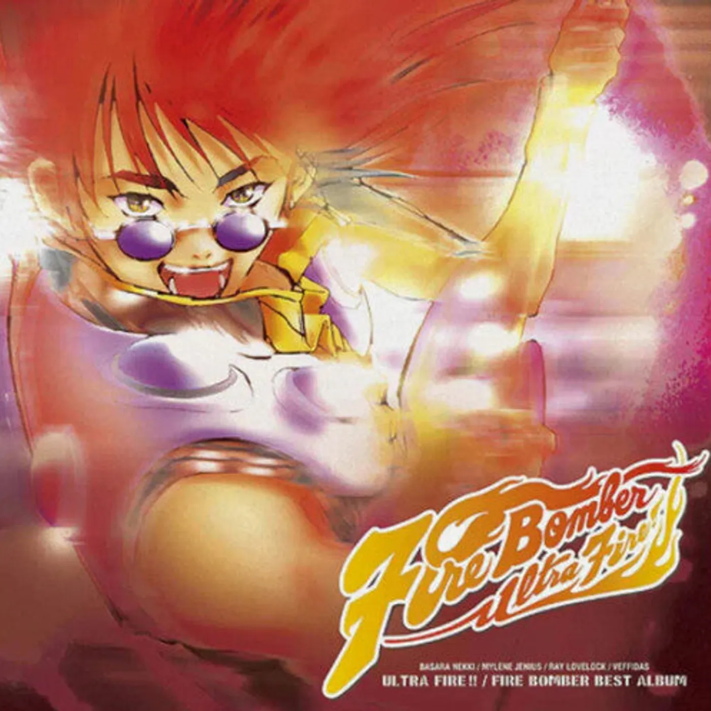 Fire Bomber (Coloured Vinyl) (Pnk) (Red) LP Vinyl - Macross 7 Ultra Fire Fire Bomber Best - Original Soundtrack