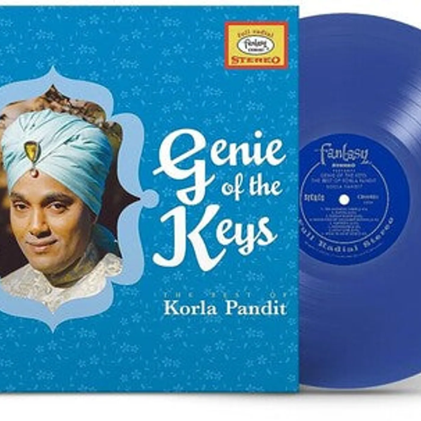 Korla Pandit LP Vinyl - Genie Of The Keys: The Best Of Korla Pandit (Blue)