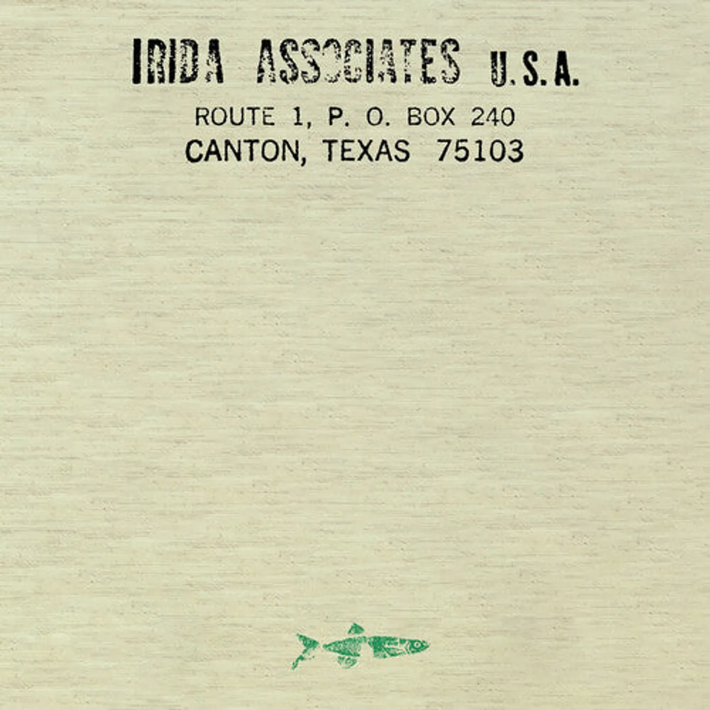 Jerry Hunt LP Vinyl - Irida Records - Hybrid Musics From Texas & Beyond