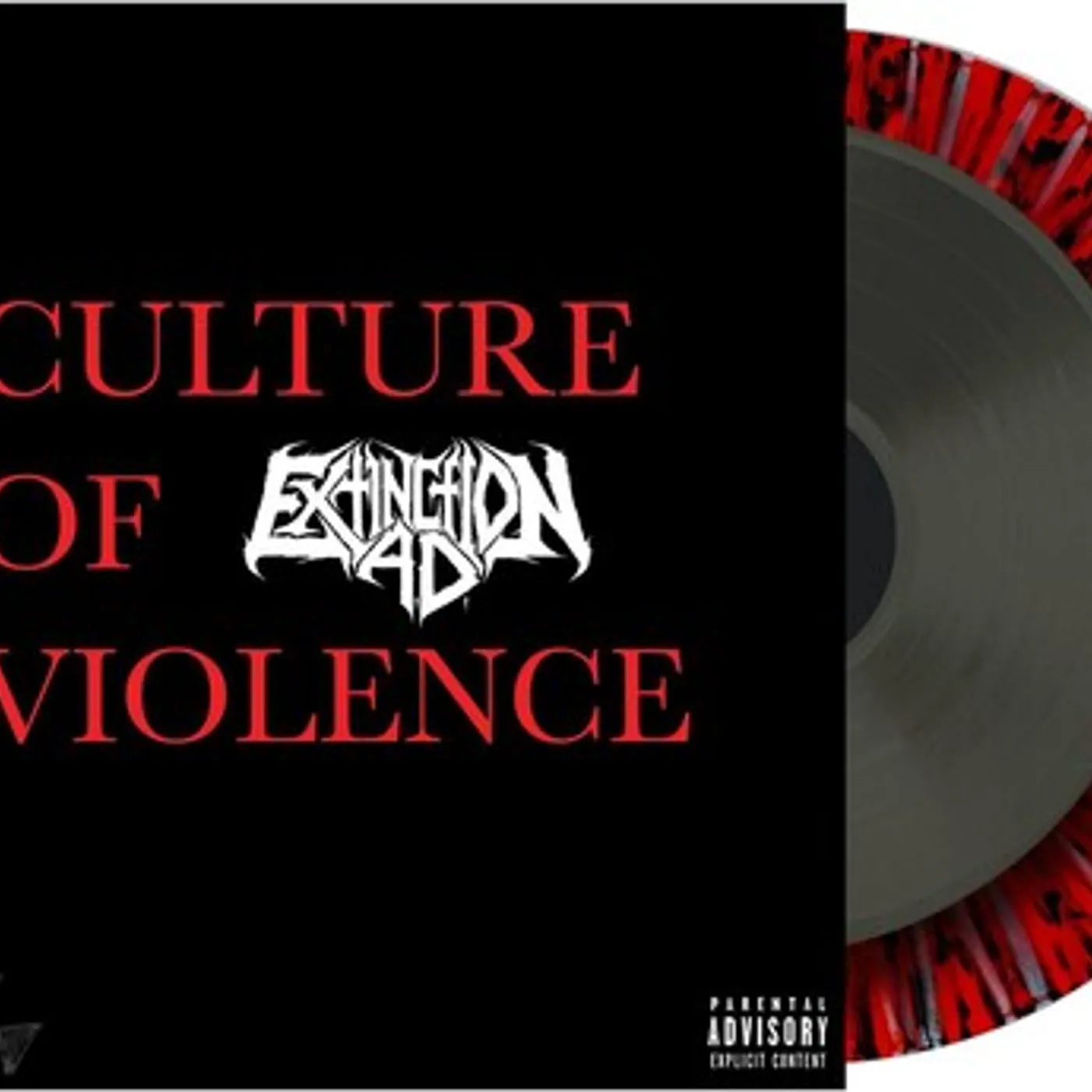 Extinction A.D. LP Vinyl - Culture Of Violence (10In) (Blk) (Coloured Vinyl) (Gate Fold)