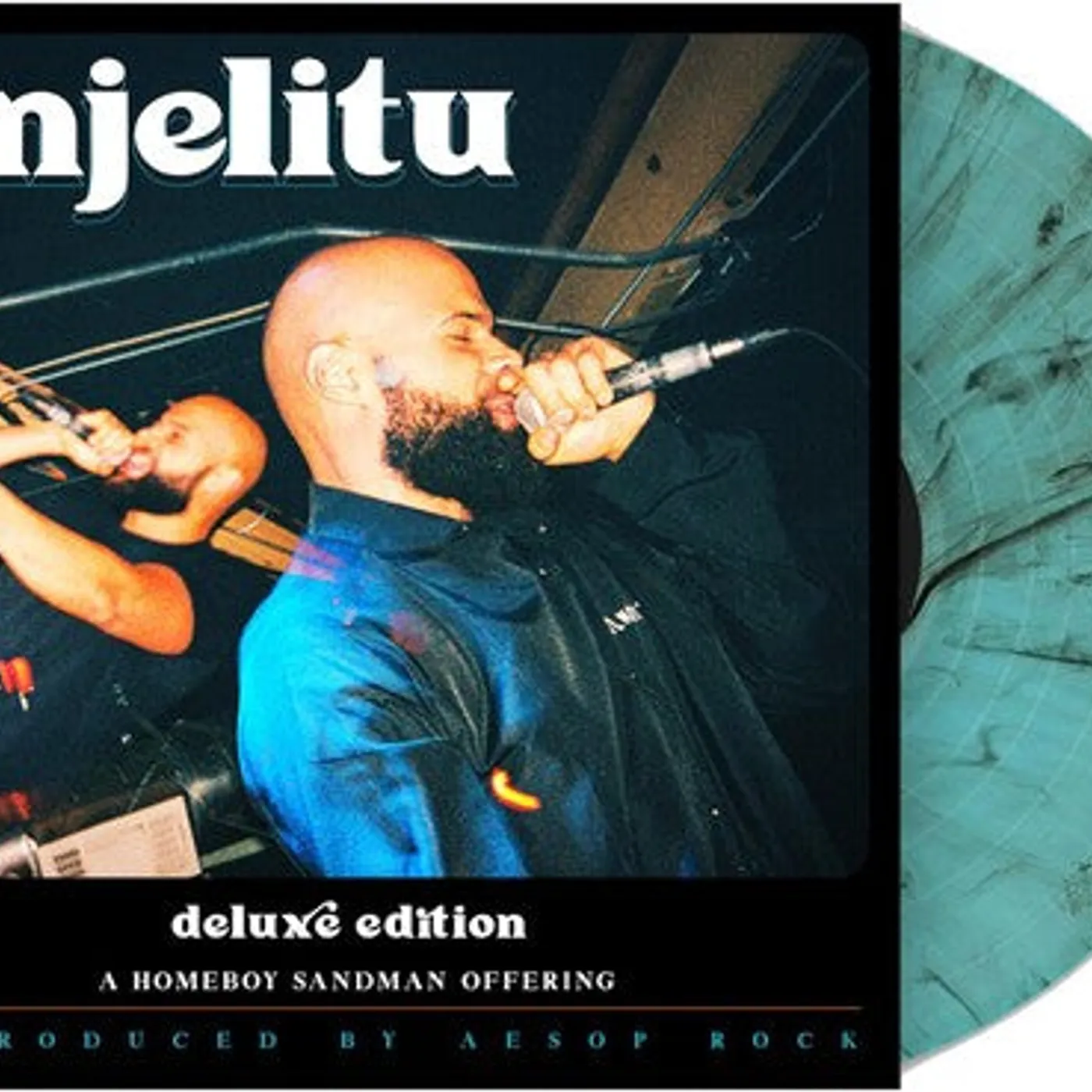 Homeboy Sandman LP Vinyl - Anjelitu (Blue) (Coloured Vinyl) (Dlx)