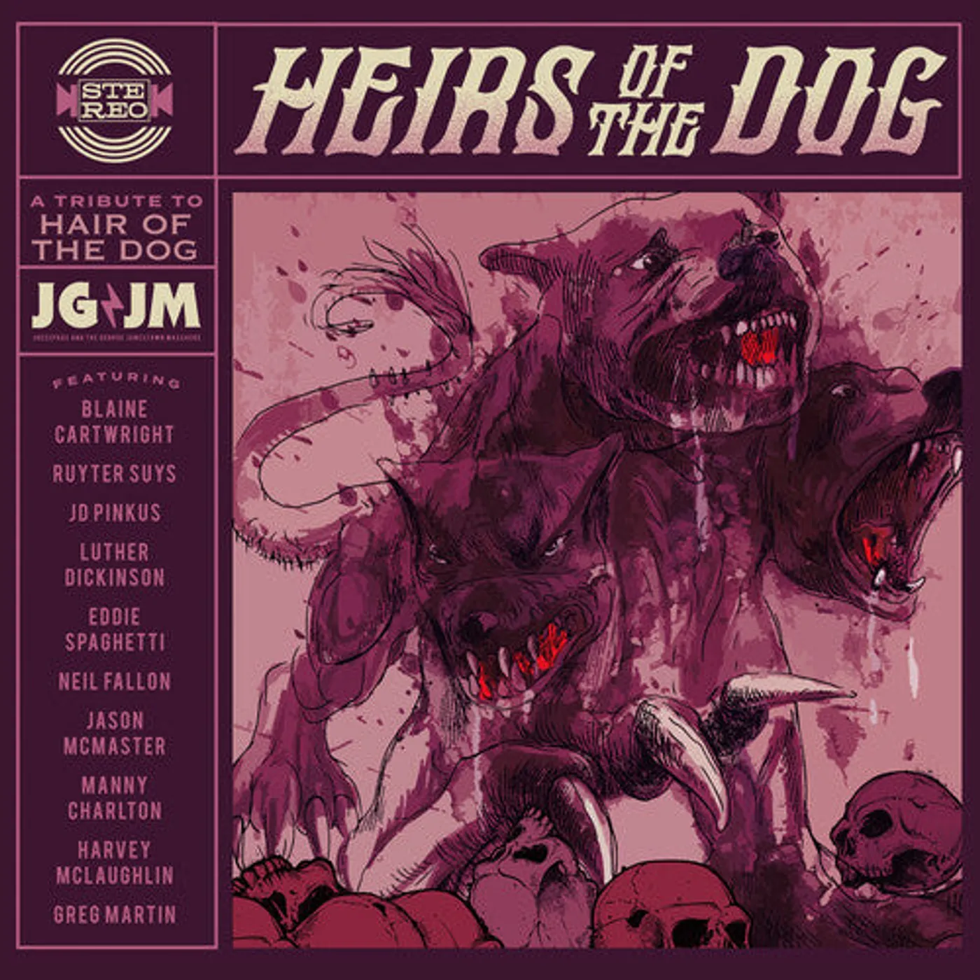 Joecephus And The George Jonestown Massacre LP Vinyl - Heirs Of The Dog: A Tribute To Hair Of The Dog