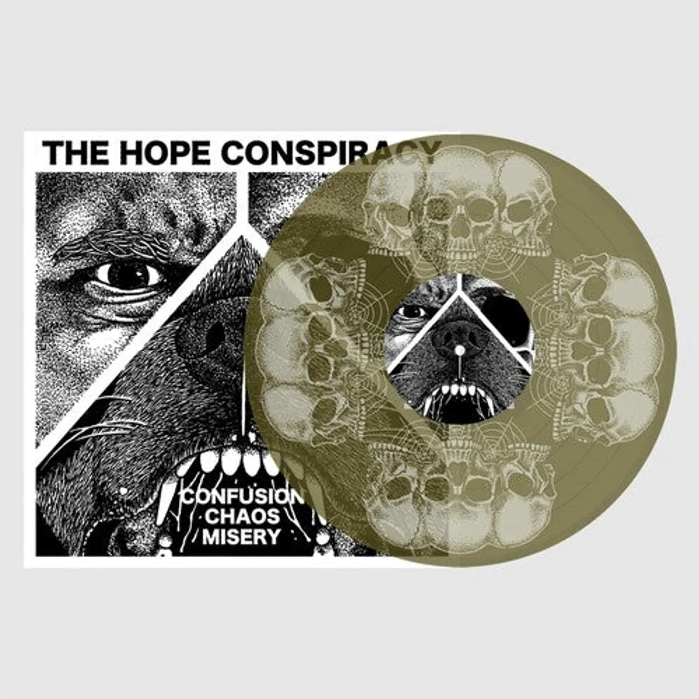 The Hope Conspiracy LP Vinyl - Confusion / Chaos / Misery (Coloured Vinyl) (Grn) (Ltd)
