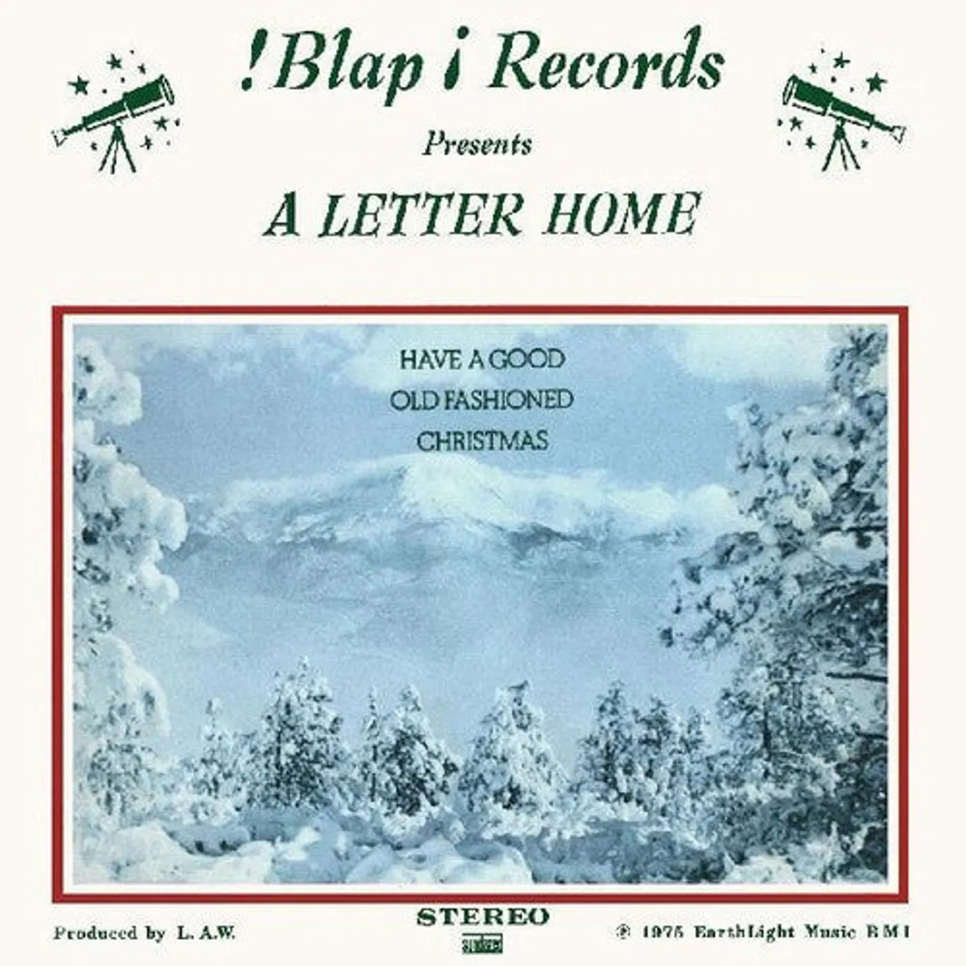 A Letter Home LP Vinyl - Have A Good Old Fashioned Christmas (Wht)
