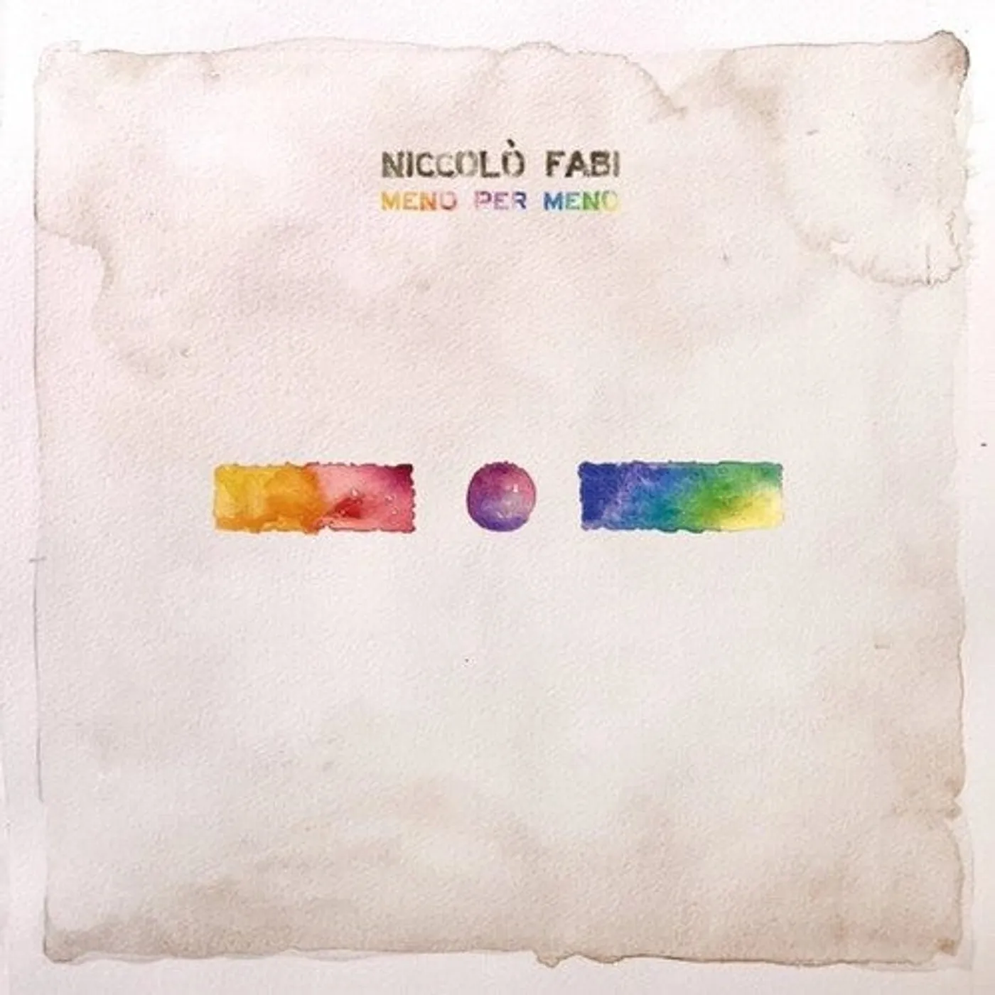 Niccolò Fabi LP Vinyl - Meno Per Meno (Ita)