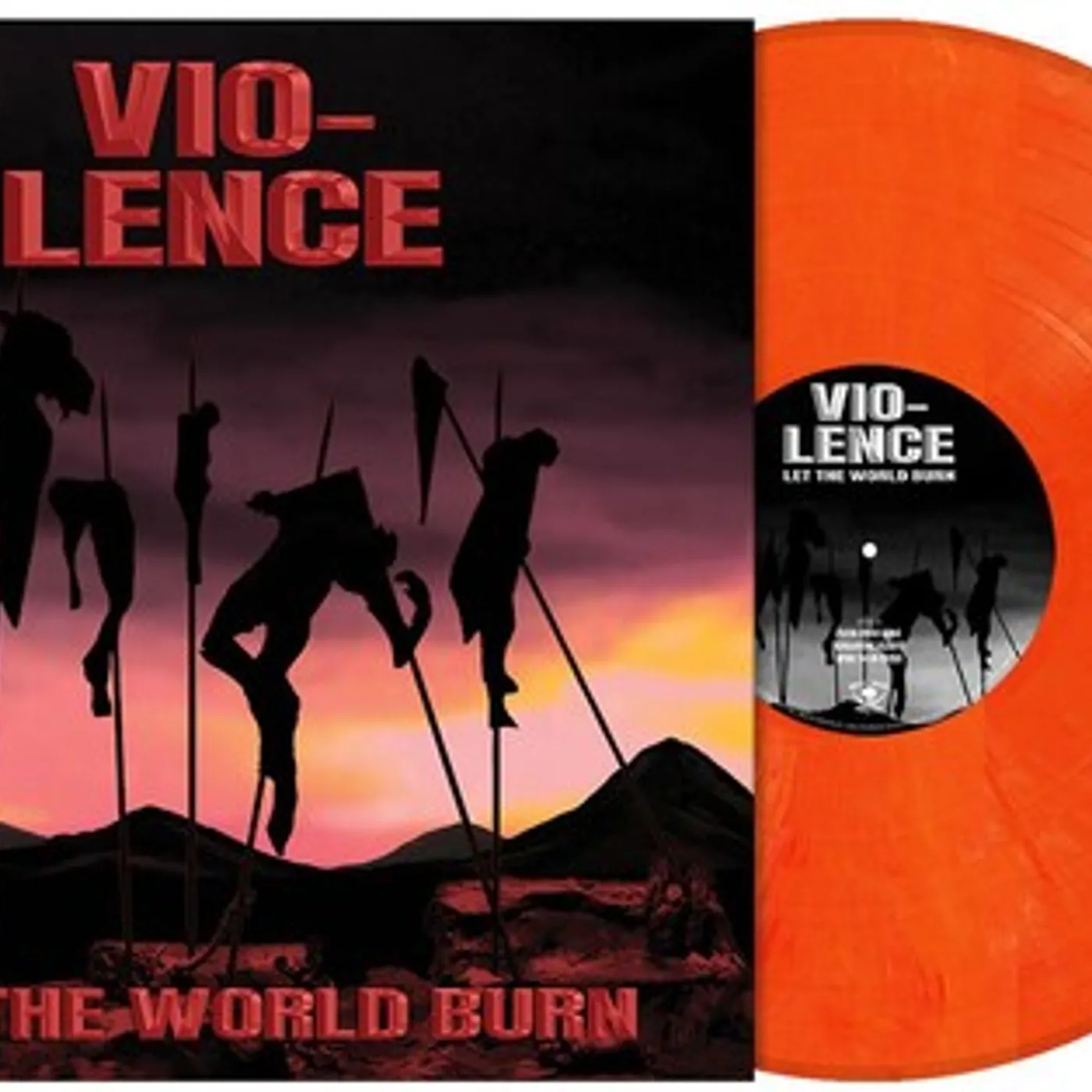 Vio-Lence LP Vinyl - Let The World Burn (Coloured Vinyl) (Org) (Red)