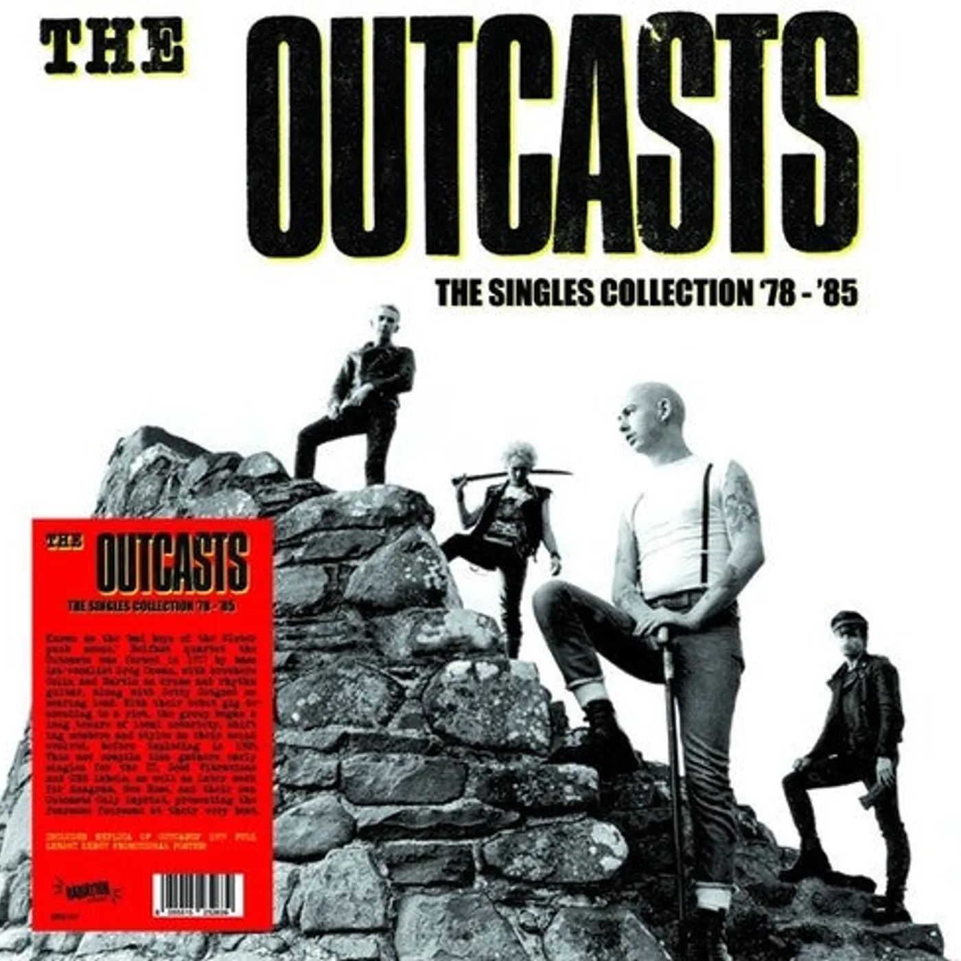 Outcasts LP Vinyl - Singles Collection '78-'85