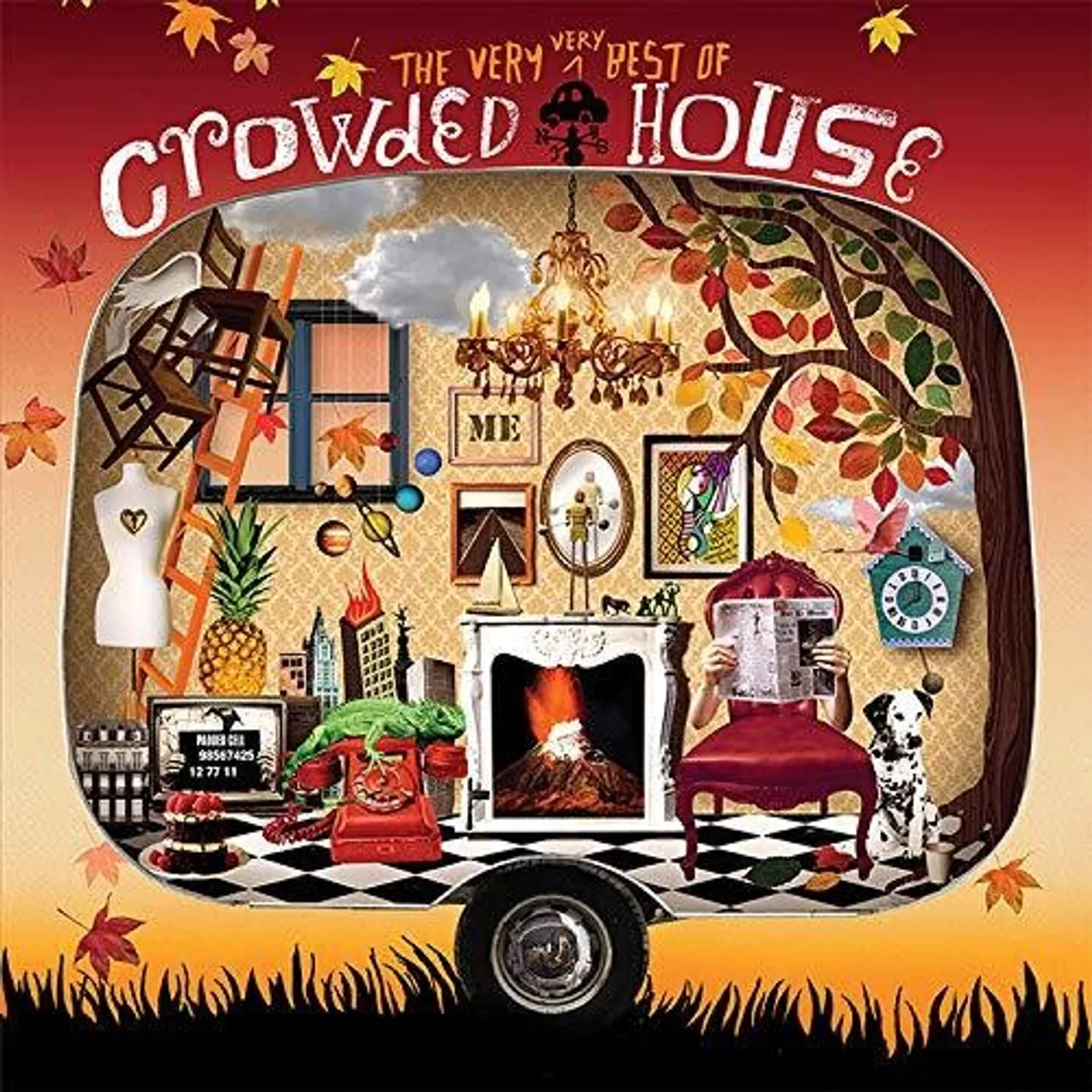 Crowded House LP Vinyl - Very Very Best Of Crowded House (Coloured Vinyl) (Ltd) (Uk)
