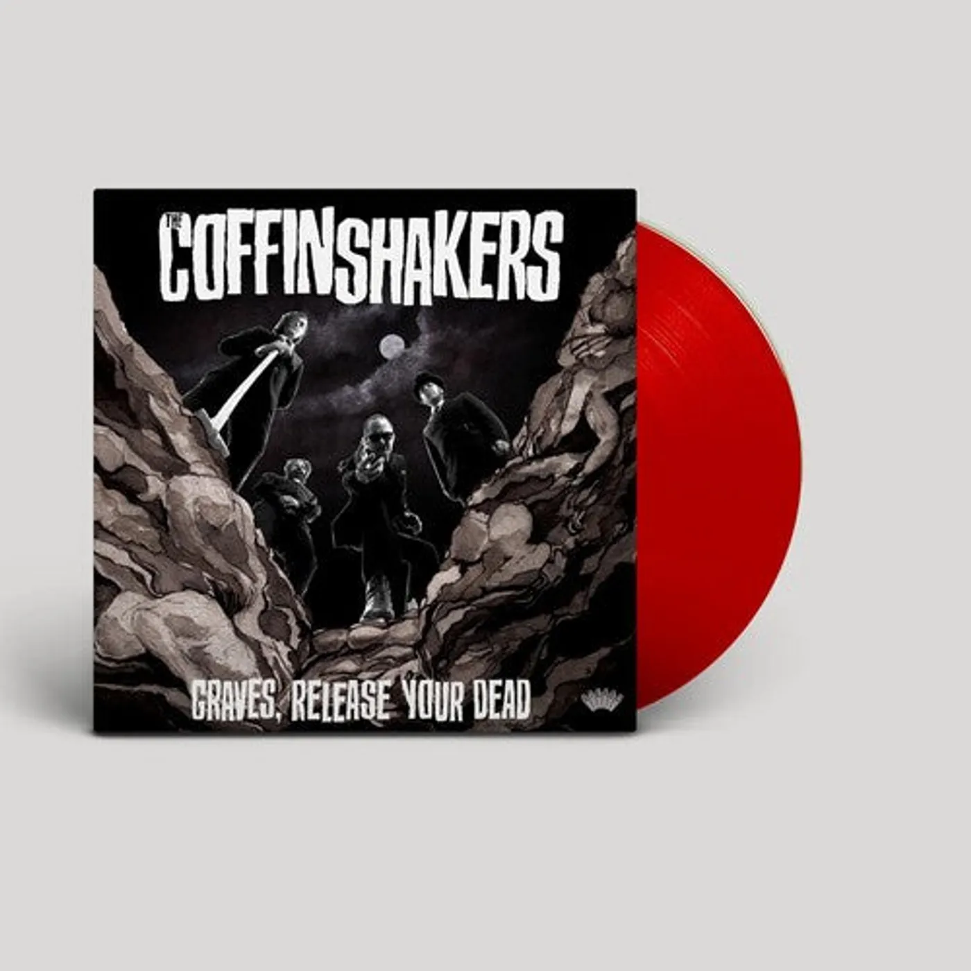 The Coffinshakers LP Vinyl - Graves Release Your Dead (Coloured Vinyl) (Red)