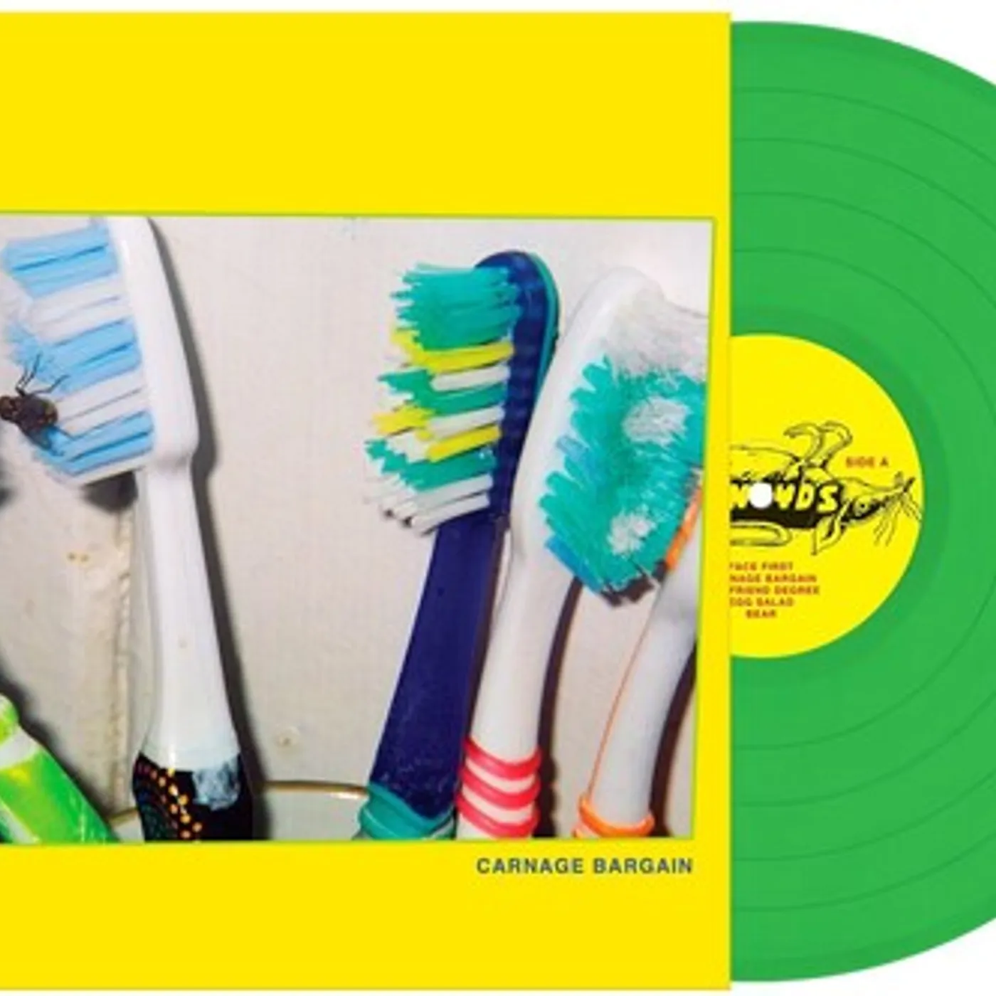 The Paranoyds LP Vinyl - Carnage Bargain - Neon Green (Coloured Vinyl) (Grn)