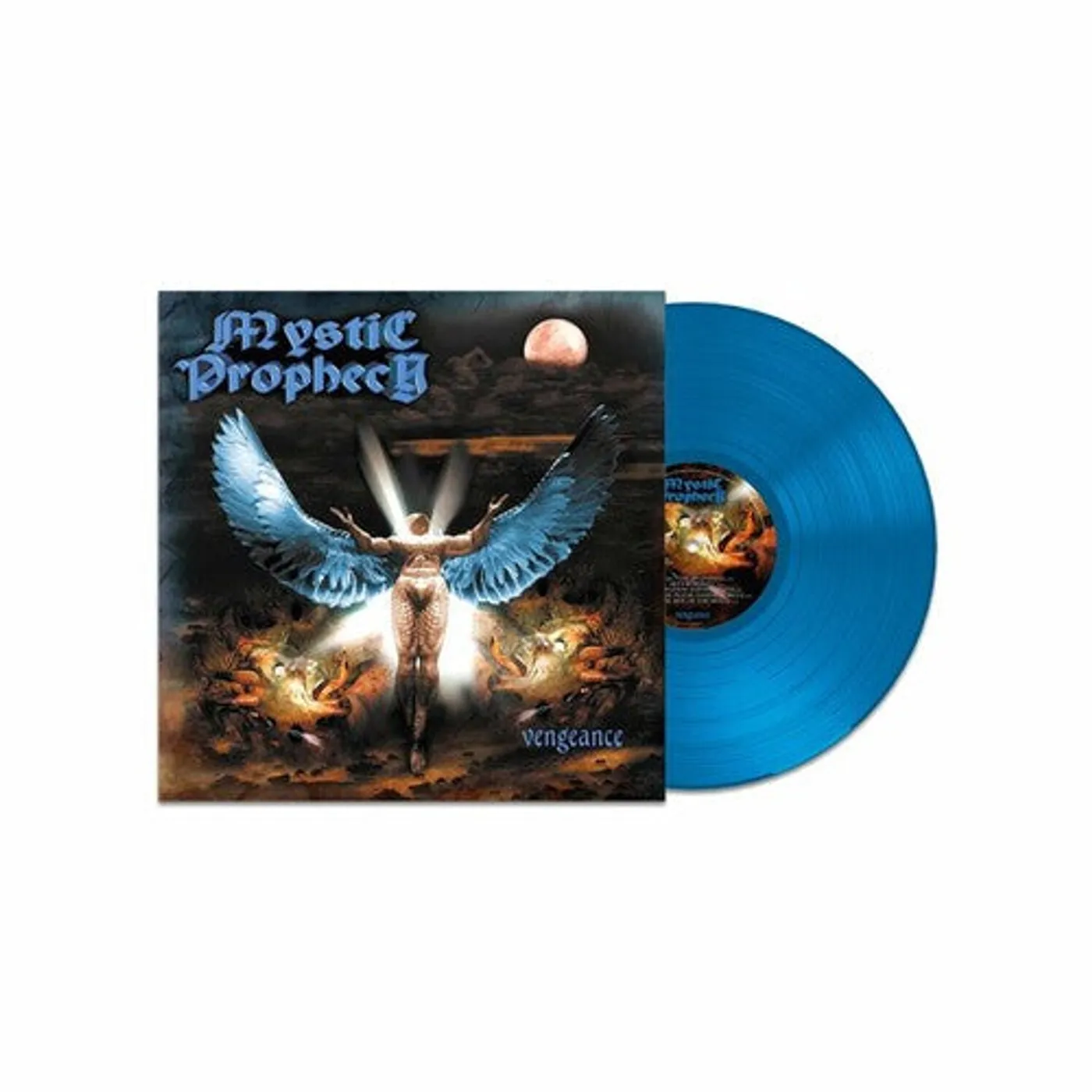 Mystic Prophecy LP Vinyl - Vengeance - Blue (Blue) (Coloured Vinyl) (Ltd)