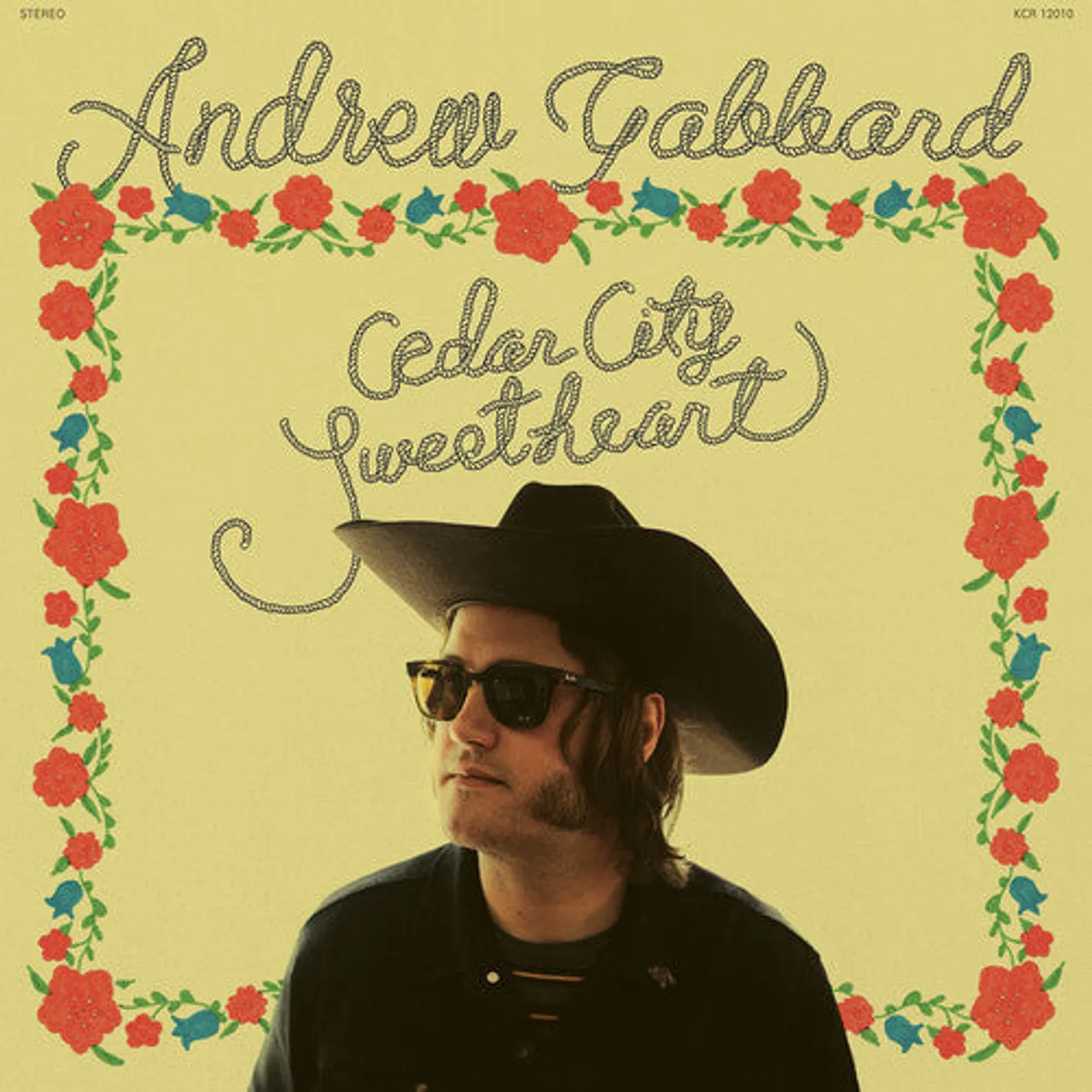 Andrew Gabbard LP Vinyl - Cedar City Sweetheart - Clear W/ Yellow & Red