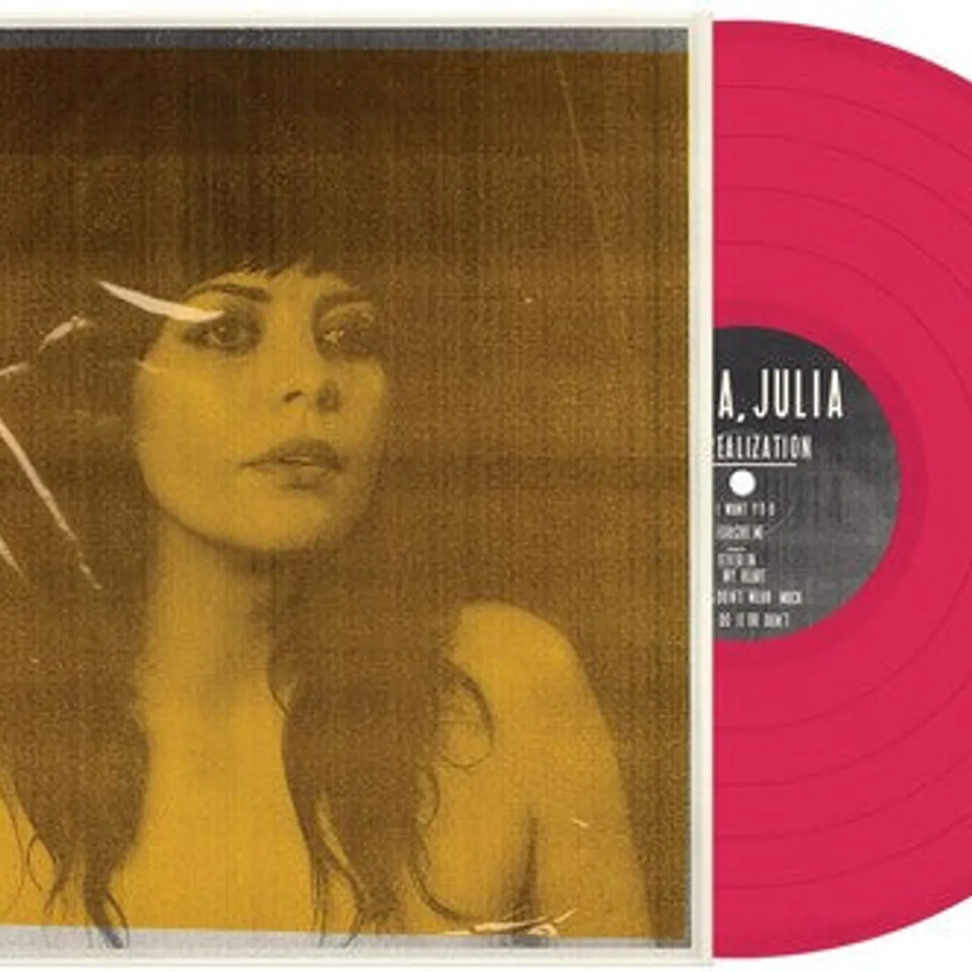 Julia, Julia LP Vinyl - Derealization - Pink (Coloured Vinyl) (Pnk)