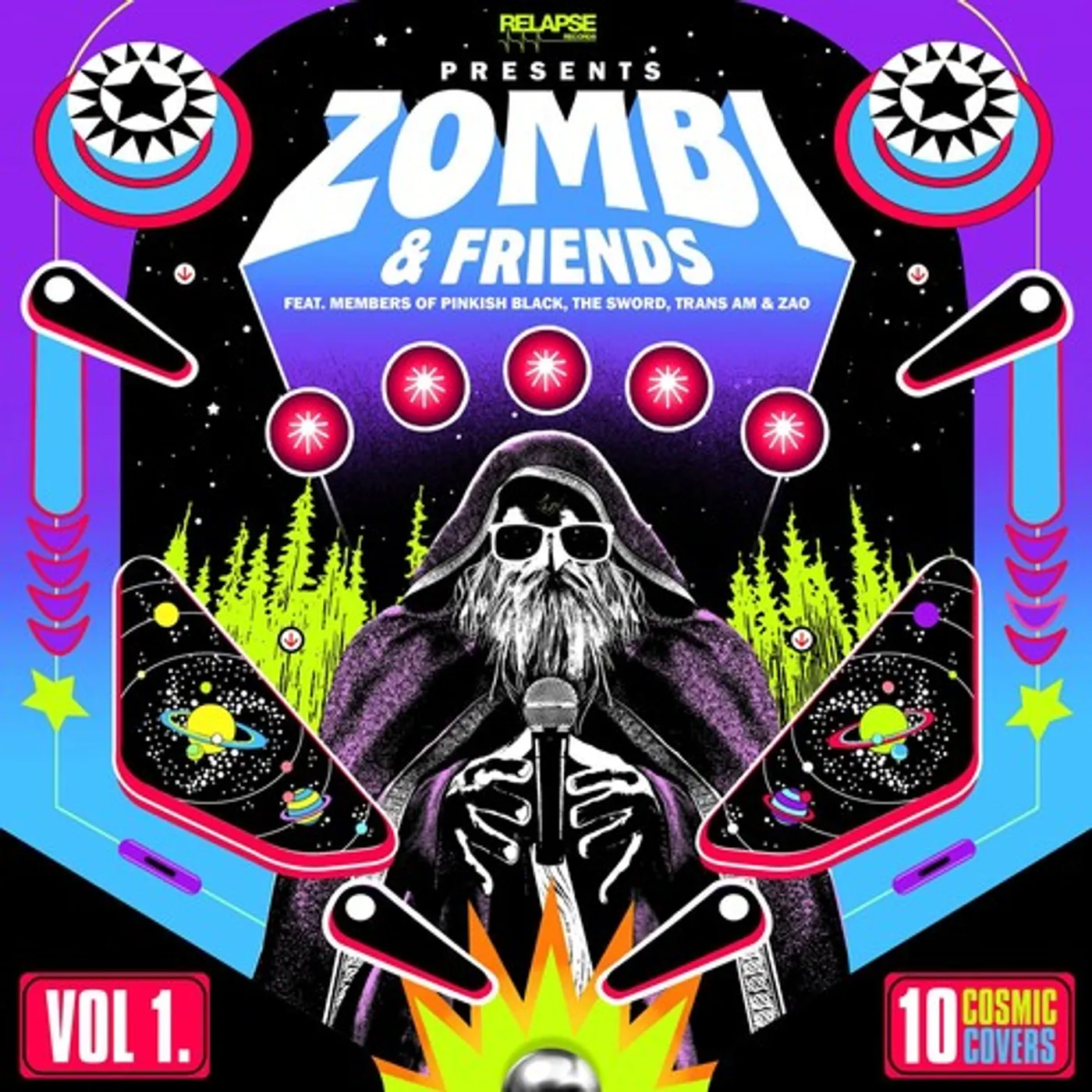 Zombi LP Vinyl - Zombi & Friends 1 (Coloured Vinyl) (Slv)