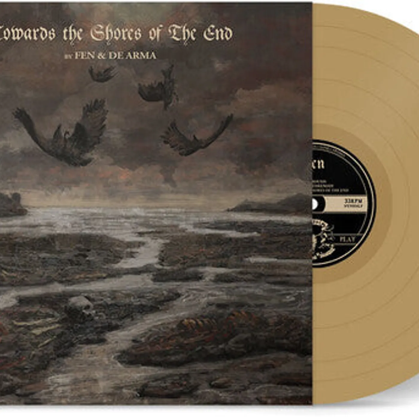 Fen & De Arma LP Vinyl - Towards The Shores Of The End - Gold (Coloured Vinyl) (Gol)