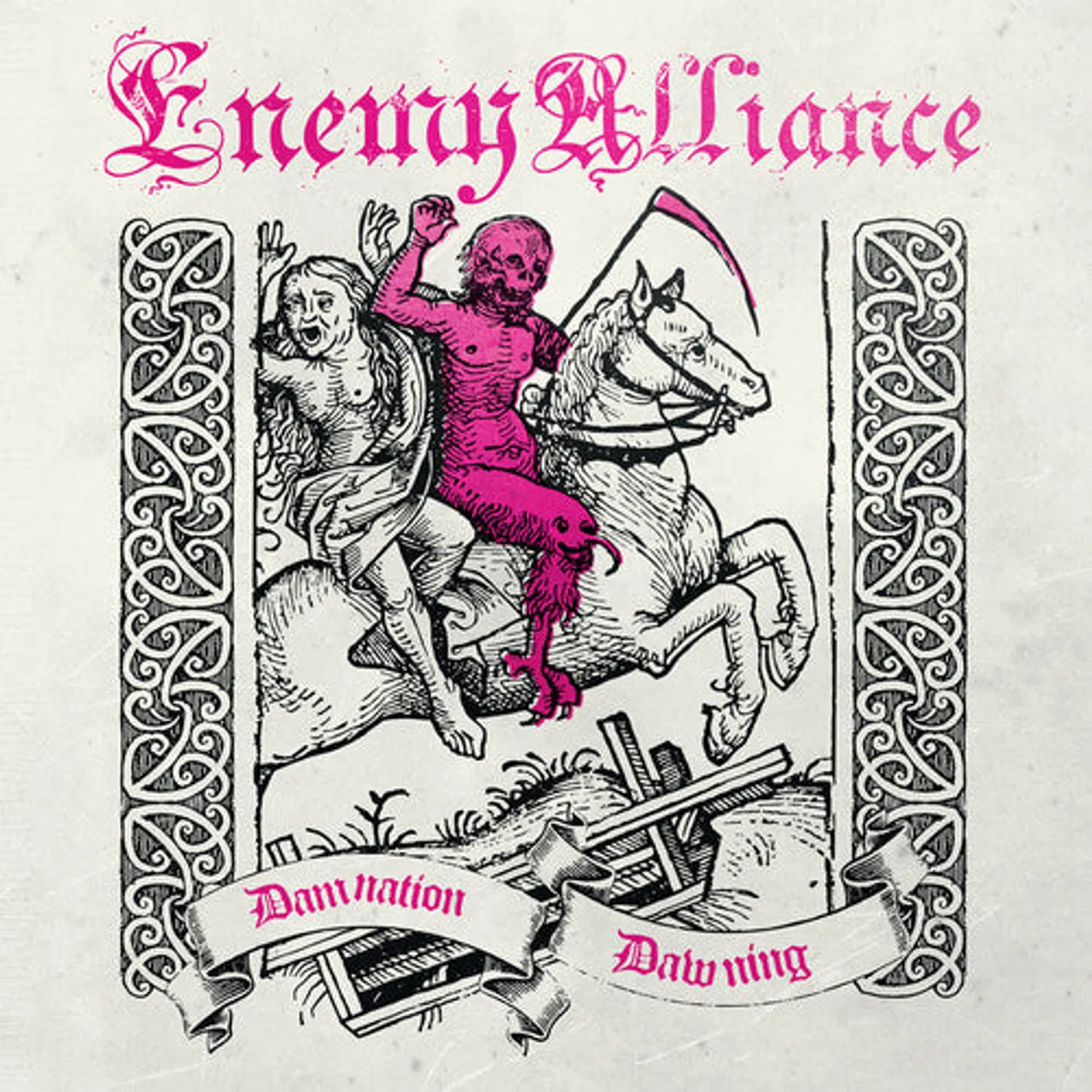 Enemy Alliance LP Vinyl - Damnation Dawning (Rosa Vinyl)