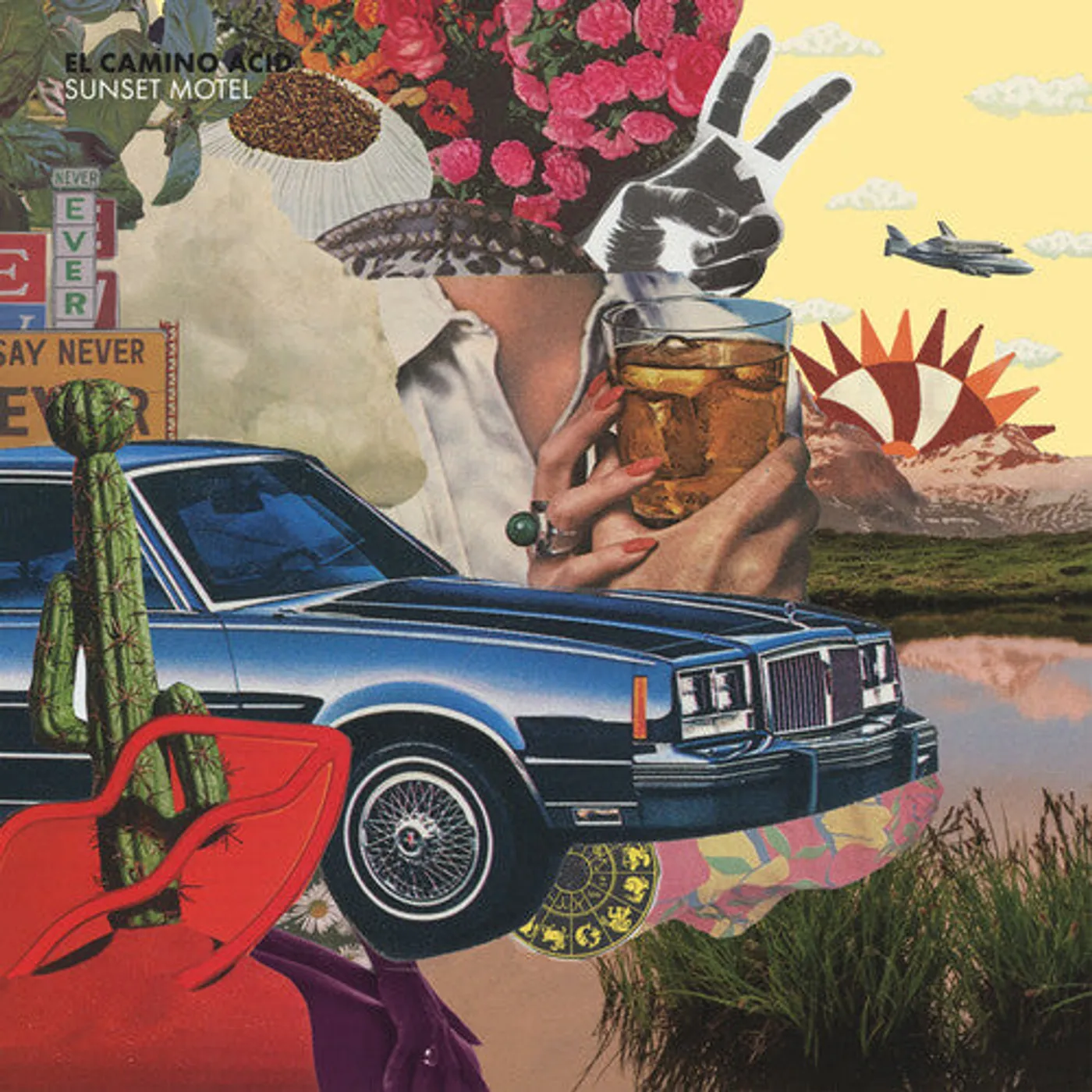 El Camino Acid LP Vinyl - Sunset Motel (Orange) (Coloured Vinyl) (Org)