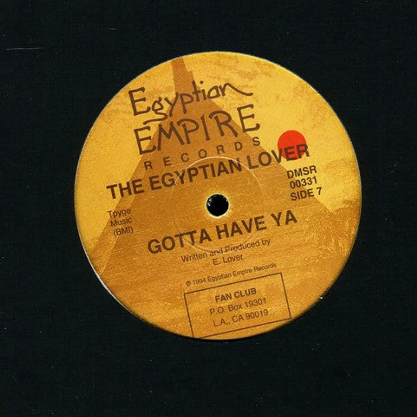 Egyptian Lover LP Vinyl - Bounce That Bootie
