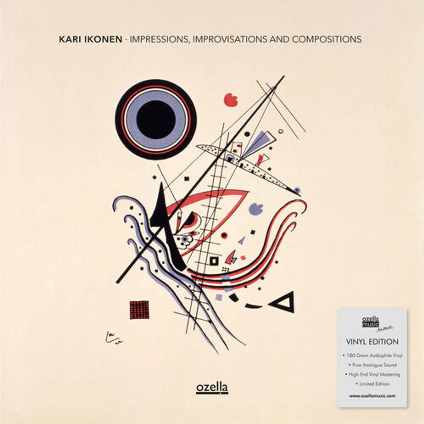 Kari Ikonen LP Vinyl - Impressions Improvisations And Compositions