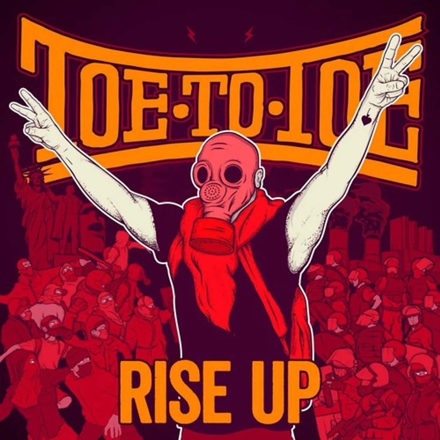 Toe To Toe LP Vinyl - Rise Up - Lim Orange (Ltd) (Org)