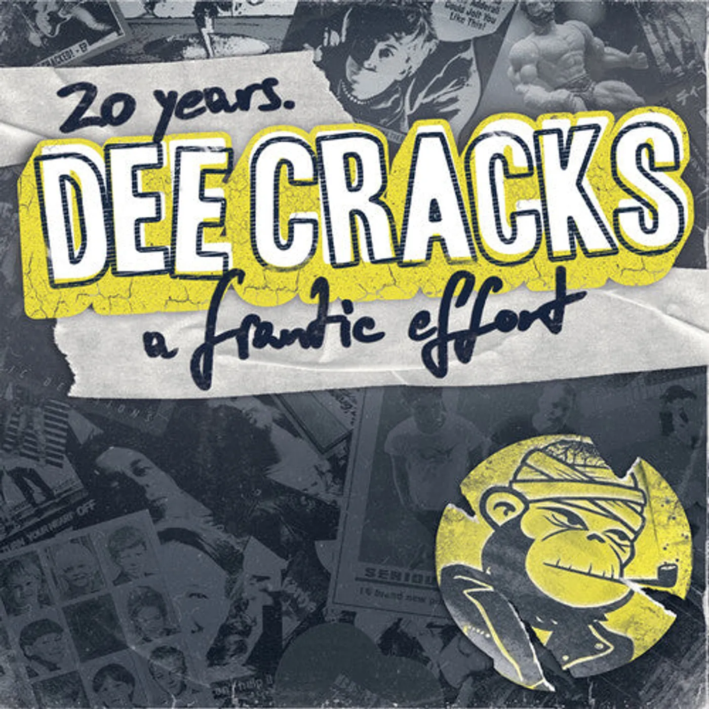 DeeCRACKS LP Vinyl - 20 Years. A Frantic Effort (10In) (Blk) (Coloured Vinyl)