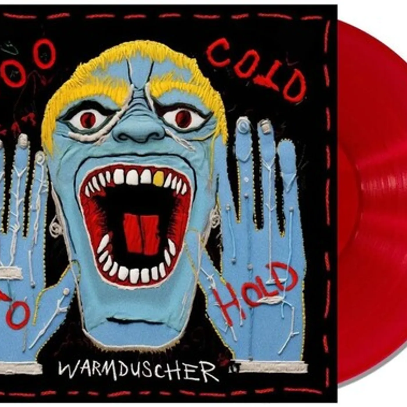 Warmduscher LP Vinyl - Too Cold To Hold (Coloured Vinyl) (Ltd) (Red) (Aus)