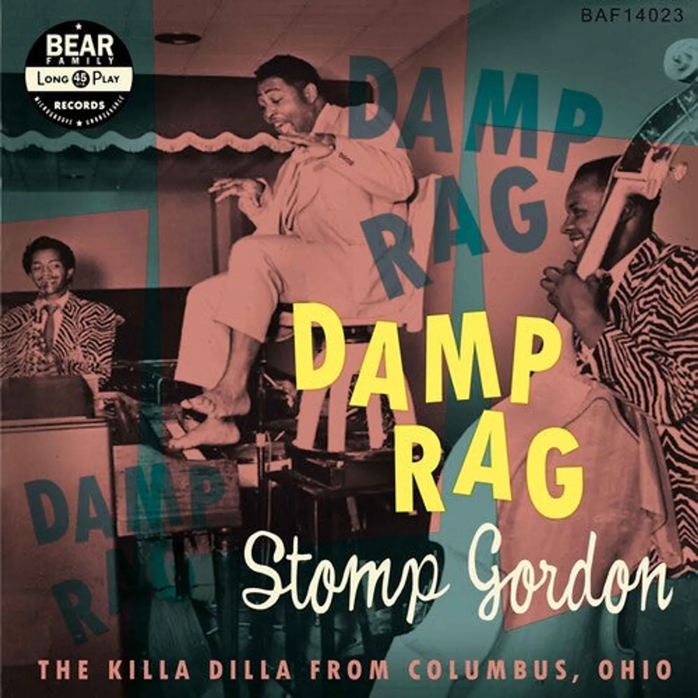 Stomp Gordon LP Vinyl - Damp Rag: The Killa Dilla From Columbus Ohio (Wb)