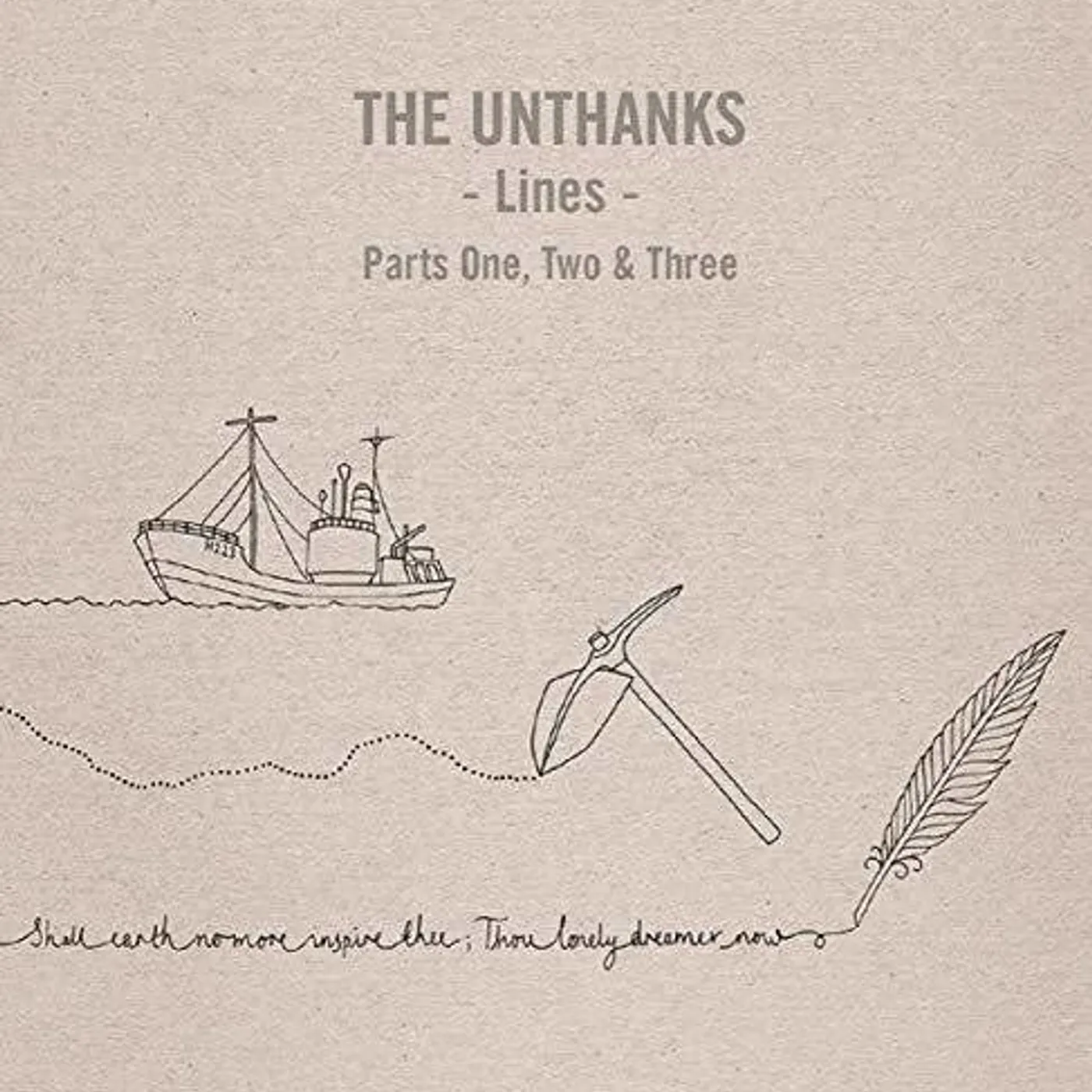 The Unthanks LP Vinyl - Lines Parts One Two And Three (10In)