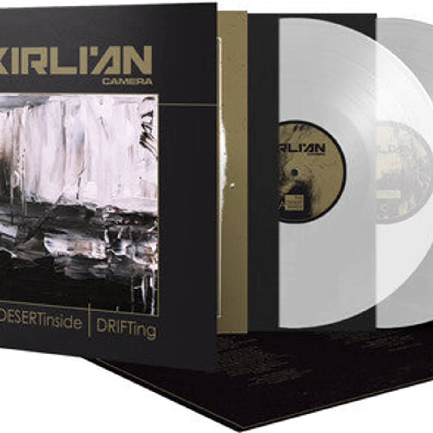 Kirlian Camera LP Vinyl - Desert Inside / Drifting - Clear (Cvnl) (Gate Fold)