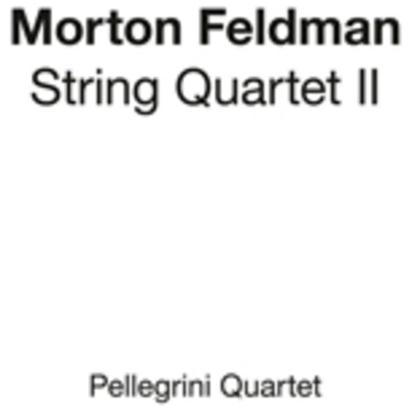 Feldman LP Vinyl - String Quartet Ii (Box)
