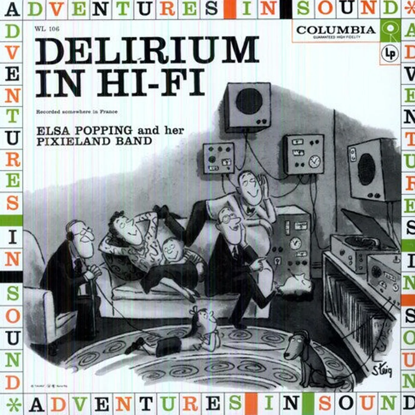 Delirium In Hi-Fi LP Vinyl - Elsa Popping & Her Pixieland Band