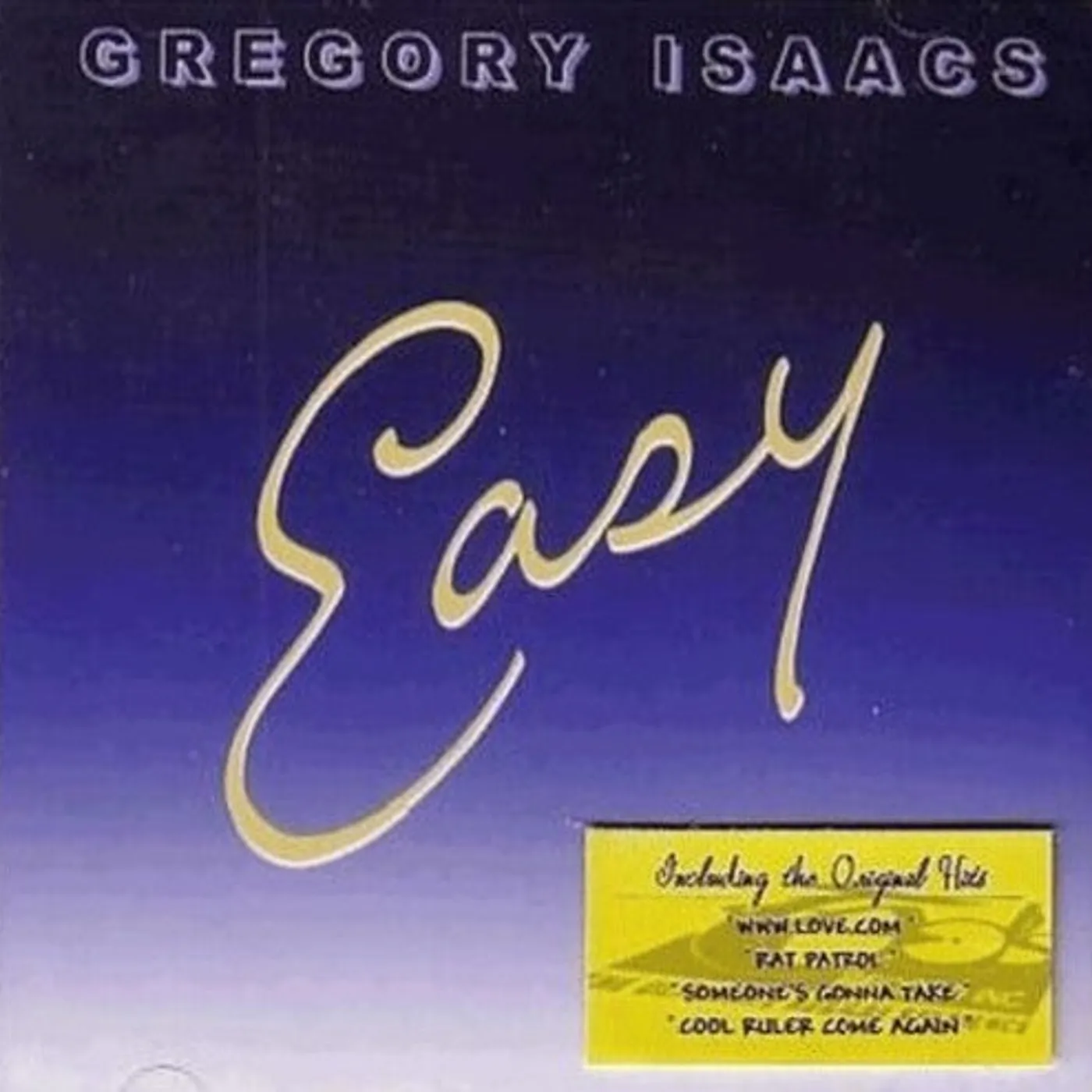 Gregory Isaacs LP Vinyl - Easy