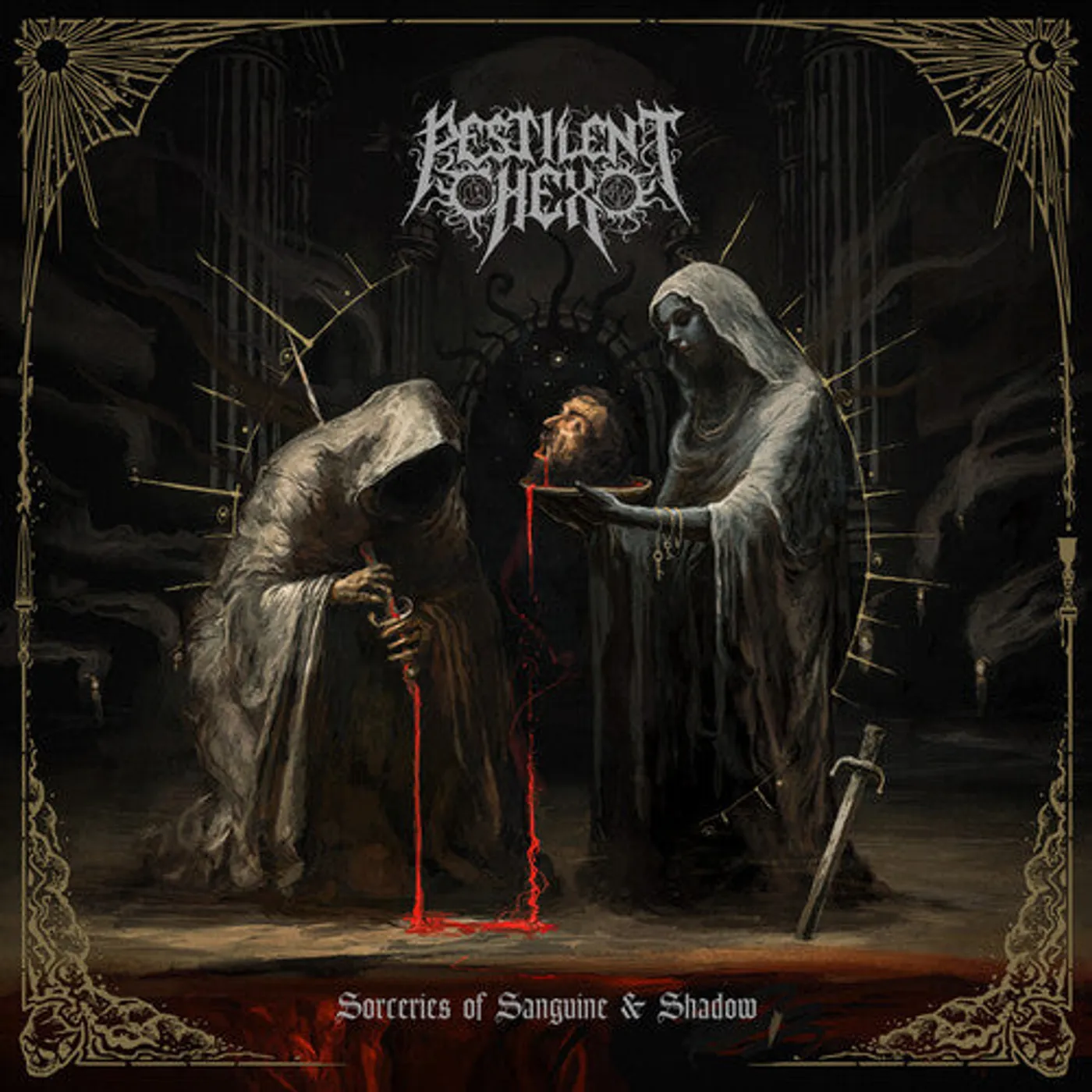 Pestilent Hex LP Vinyl - Sorceries Of Sanguine & Shadow