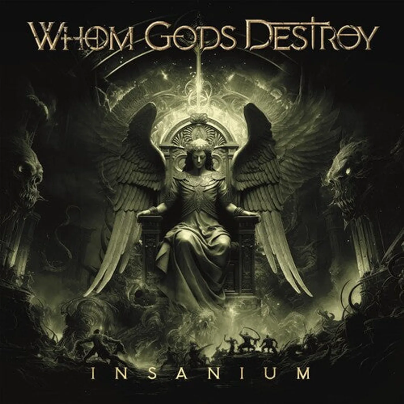 Whom Gods Destroy LP Vinyl - Insanium (Coloured Vinyl) (Gate Fold) (Wb)