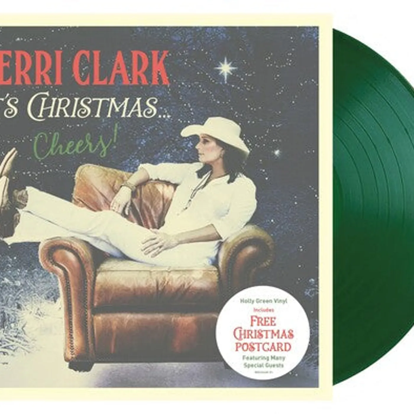 Terri Clark LP Vinyl - It'S Christmas: Cheers (Coloured Vinyl) (Grn)