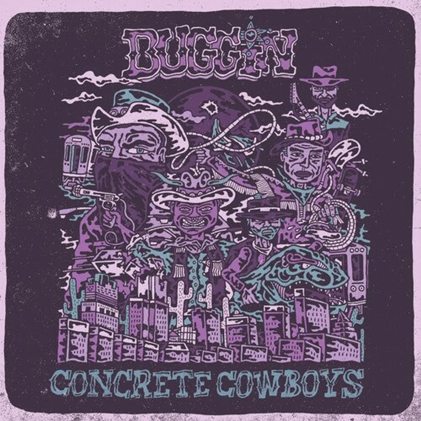 Buggin LP Vinyl - Concrete Cowboys (Coloured Vinyl) (Viol) (Can)