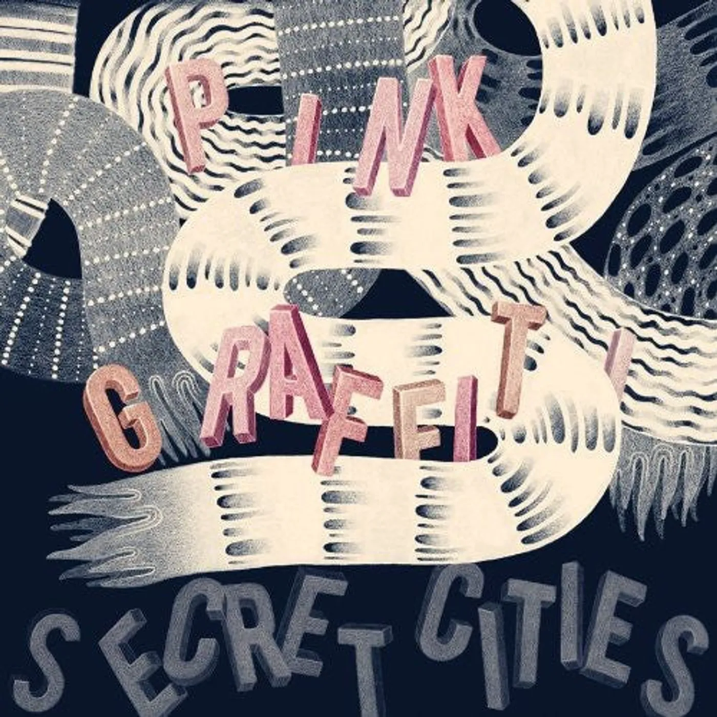 Secret Cities LP Vinyl - Pink Graffiti
