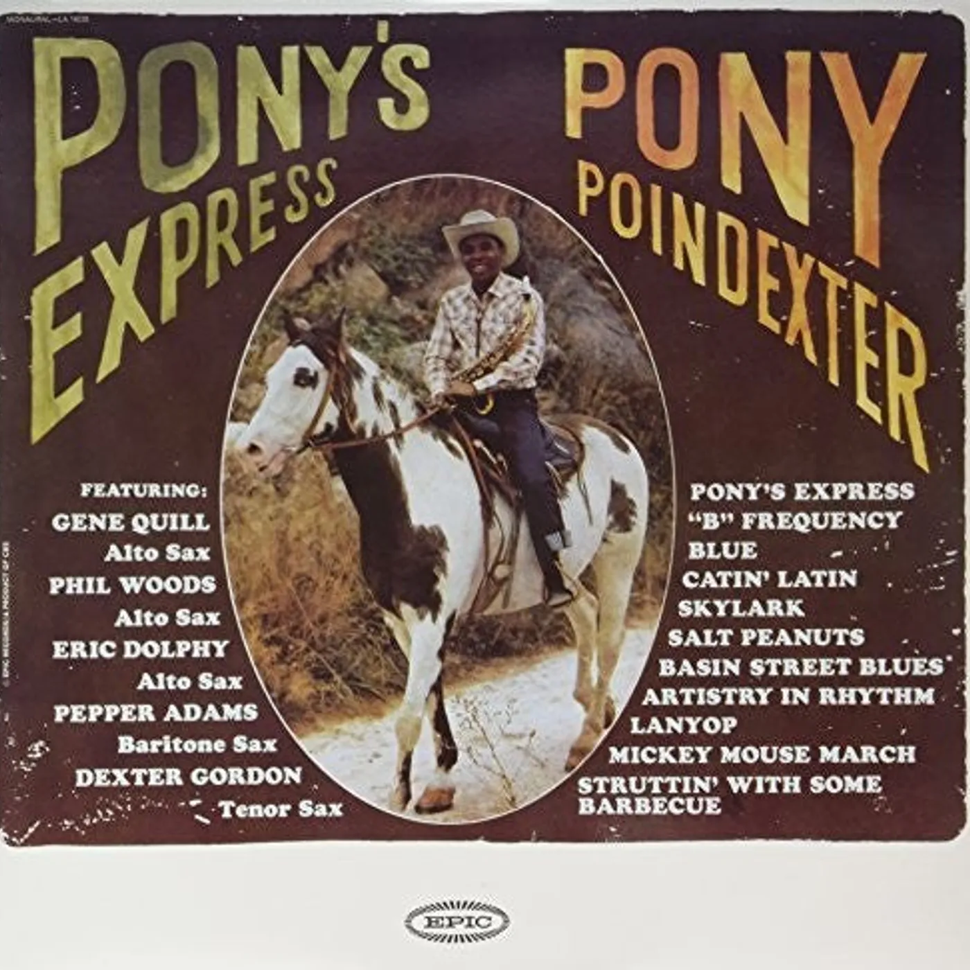 Pony Poindexter LP Vinyl - Pony'S Express (Ogv)