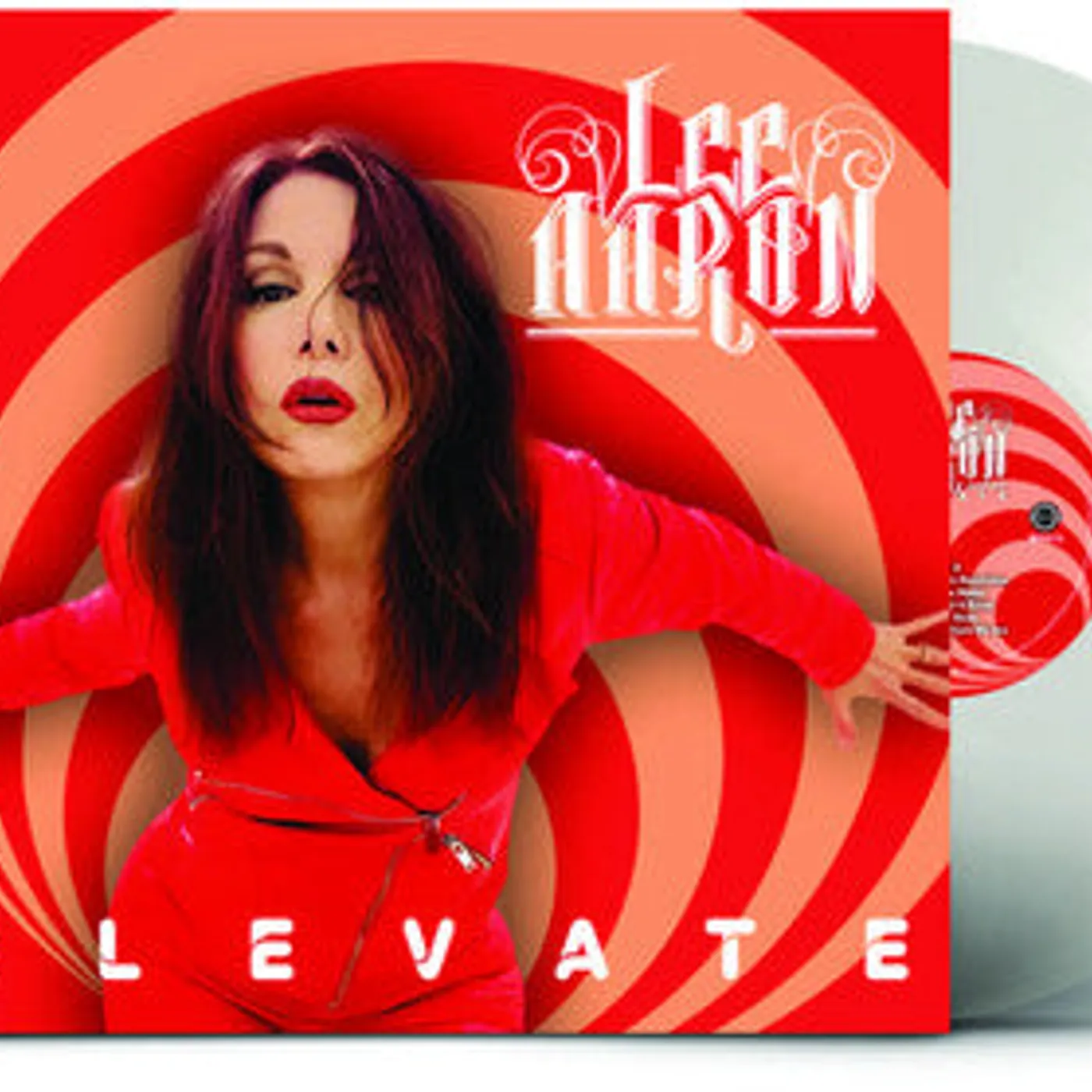 Lee Aaron LP Vinyl - Elevate - Clear Black Marbled (Blk) (Coloured Vinyl) (Cvnl)