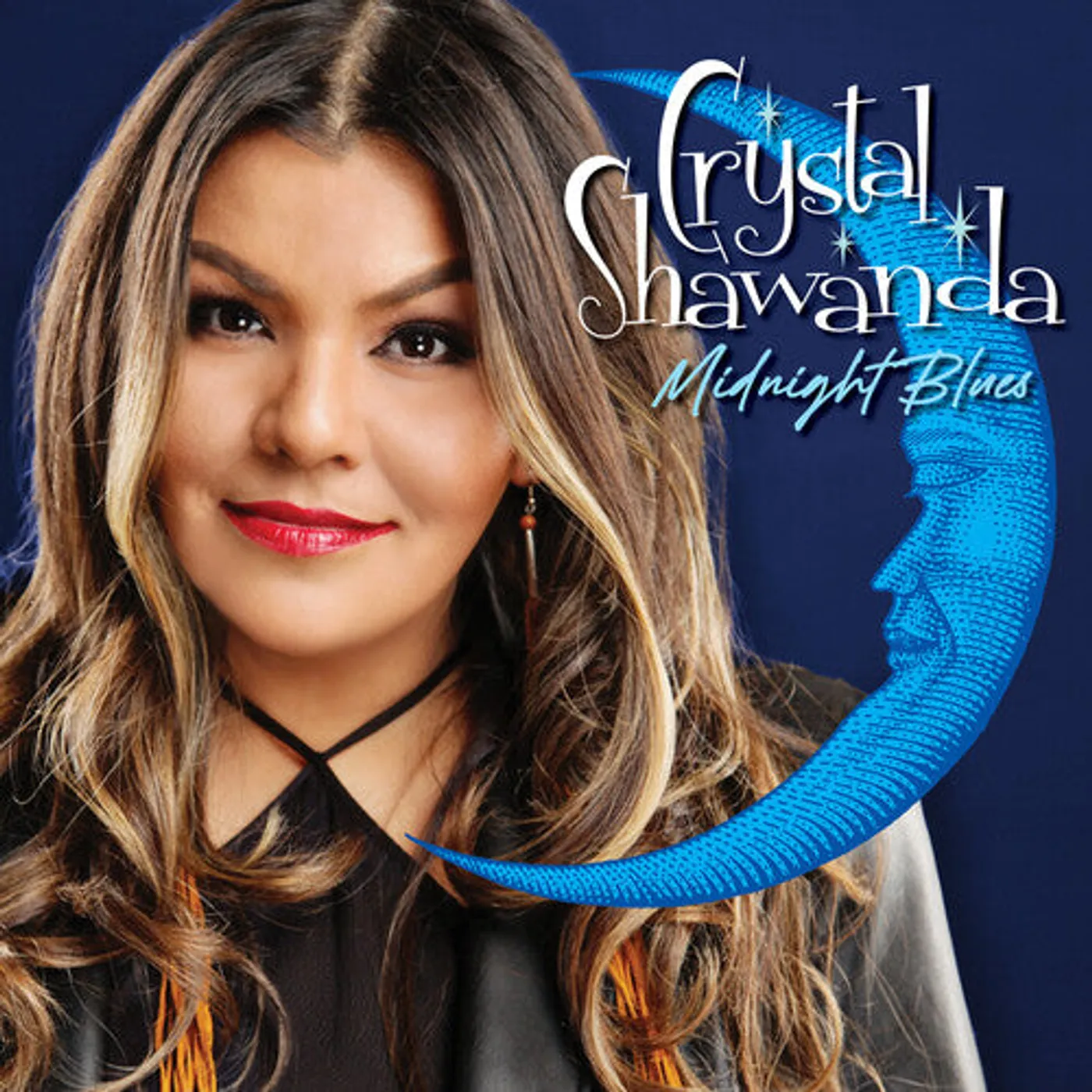Crystal Shawanda LP Vinyl - Midnight Blues - Blue