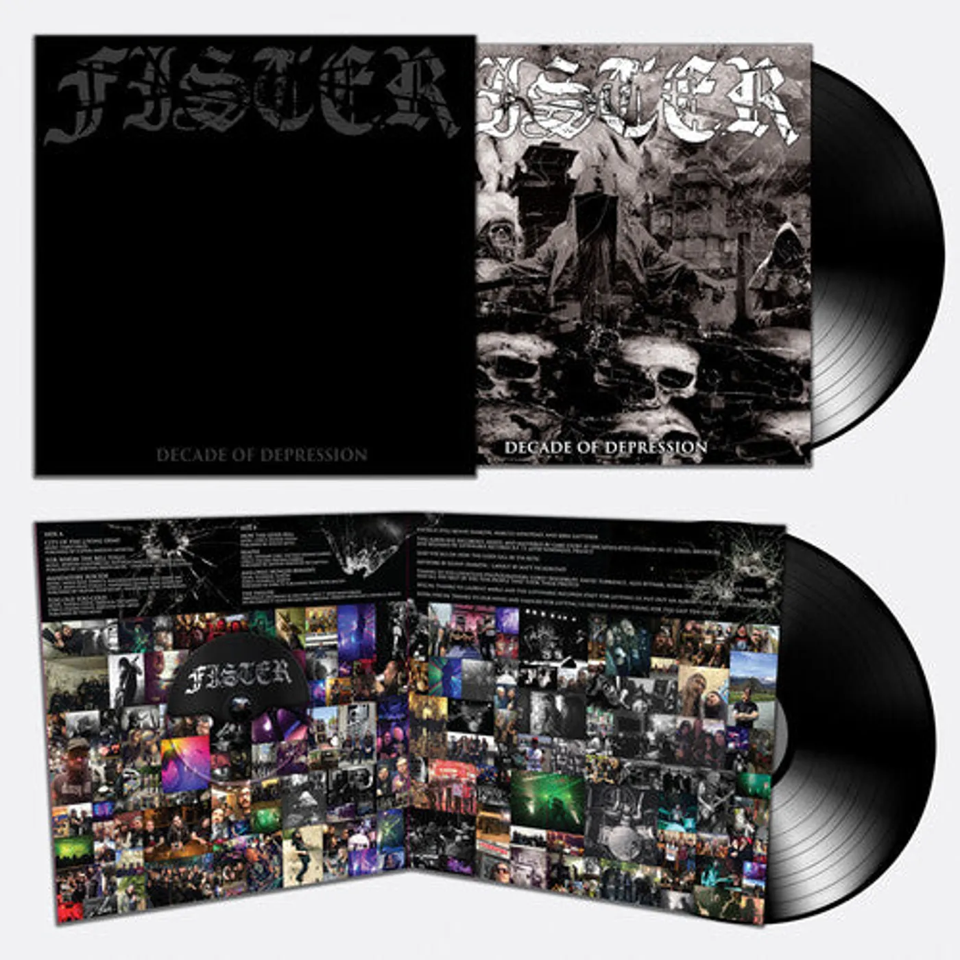 Fister LP Vinyl - Decade Of Depression (W/Cd) (Blk) (Dlx) (Ltd)