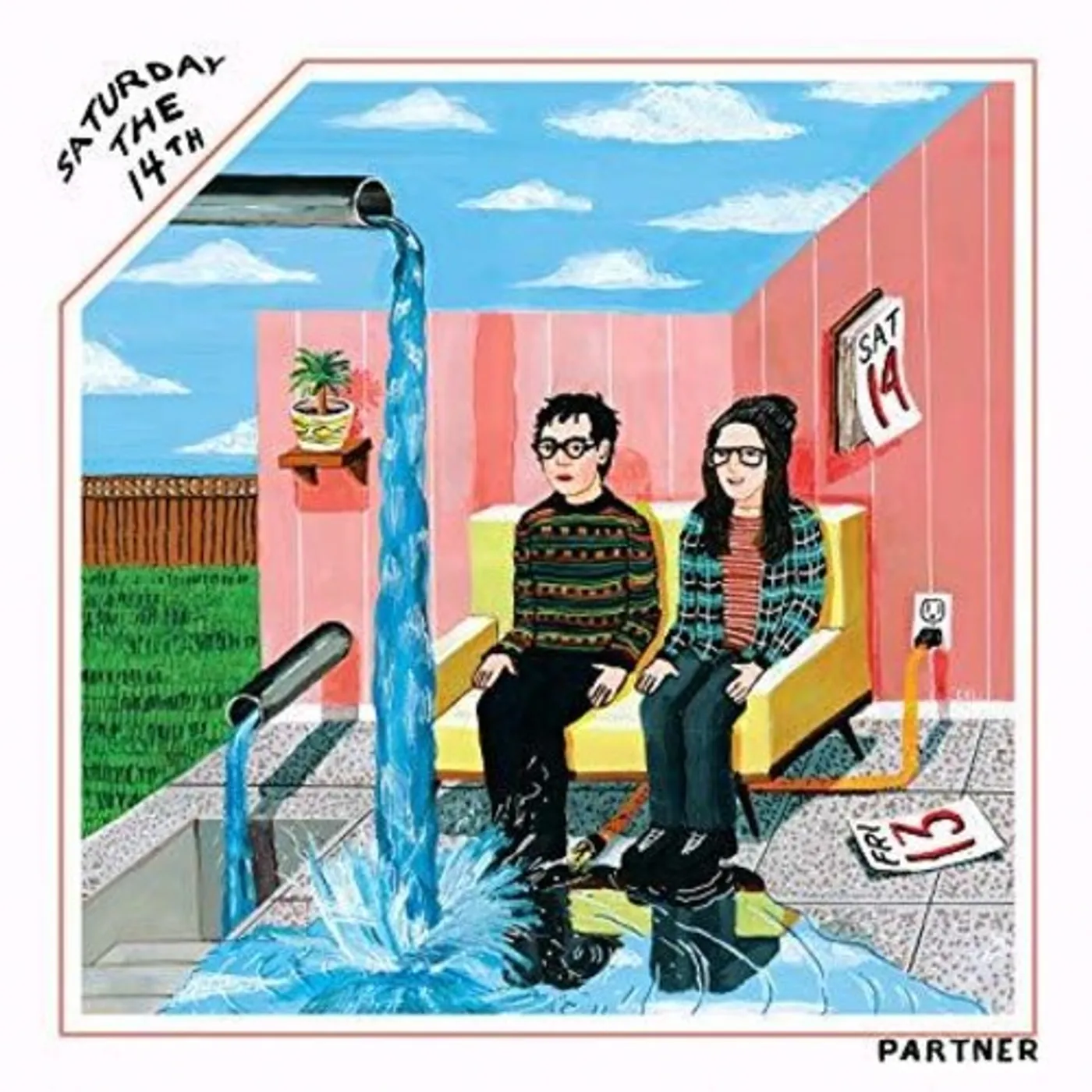 Partner LP Vinyl - Saturday The 14Th (Cyan Blue & Easter Egg Yellow)