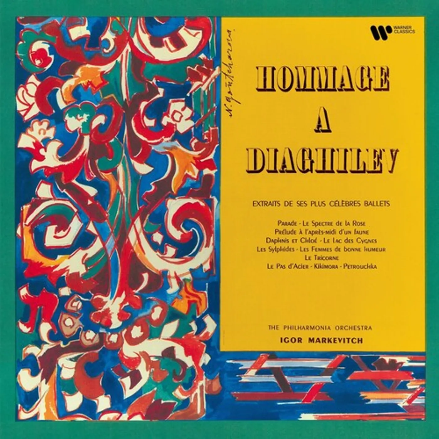 Igor Markevitch LP Vinyl - Hommage A Diaghilev (Box) (Wb) (Reis)