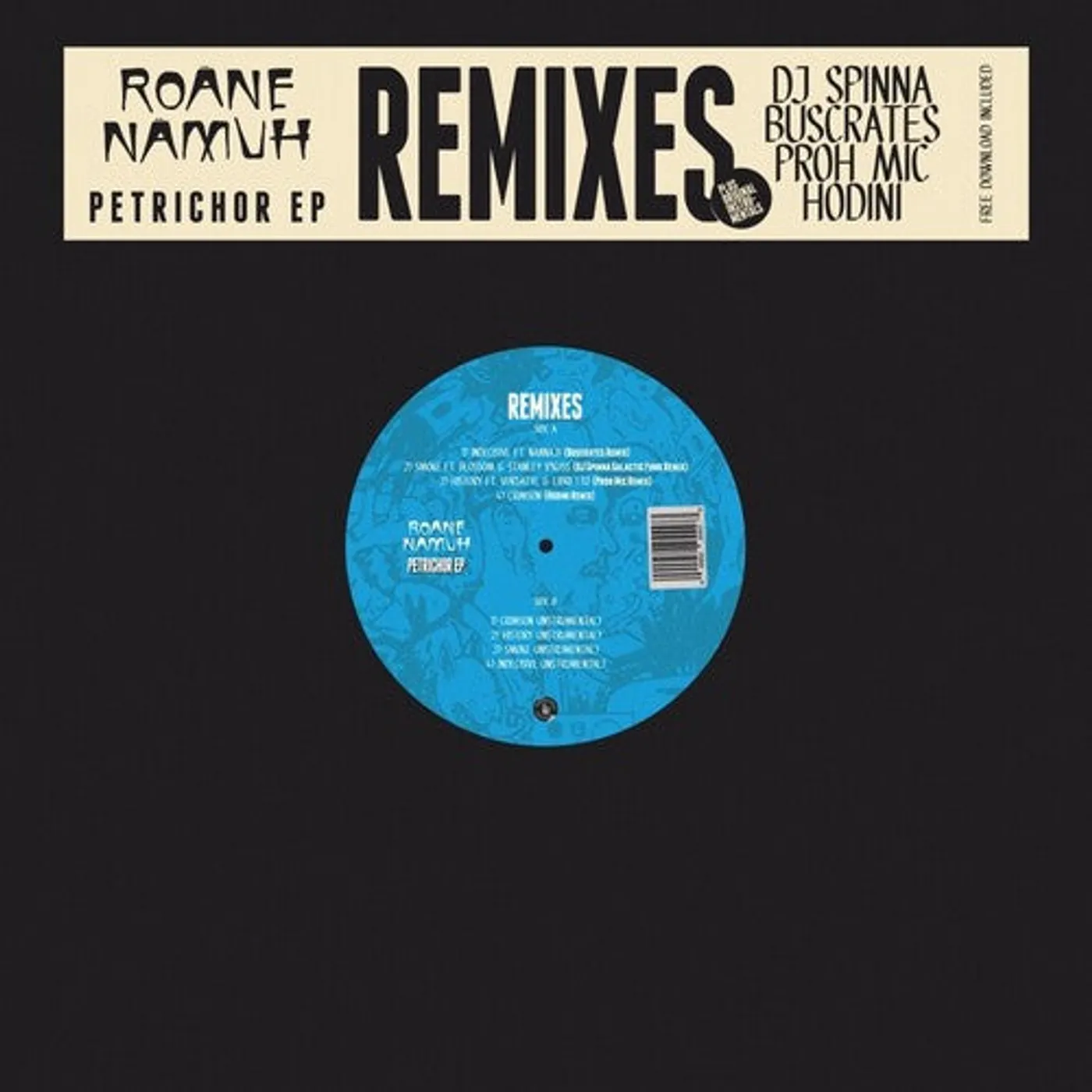 Roane Namuh LP Vinyl - Petrichor Remixes & Instrumentals