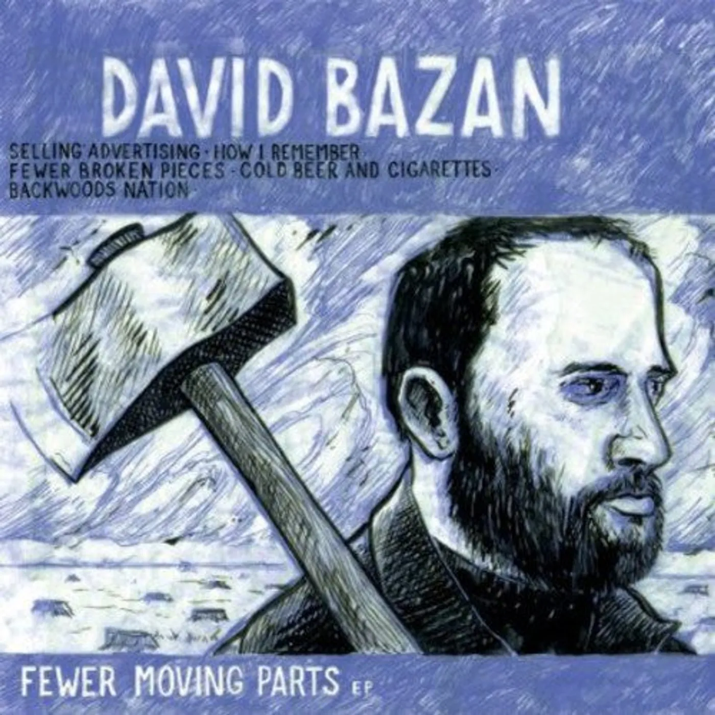 David Bazan LP Vinyl - Fewer Moving Parts