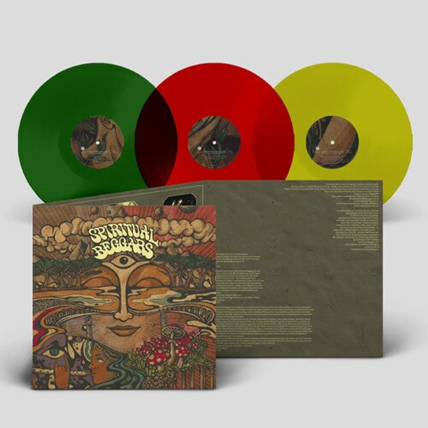 Spiritual Beggars LP Vinyl - Spiritual Beggars (Coloured Vinyl) (Grn) (Red) (Ylw)