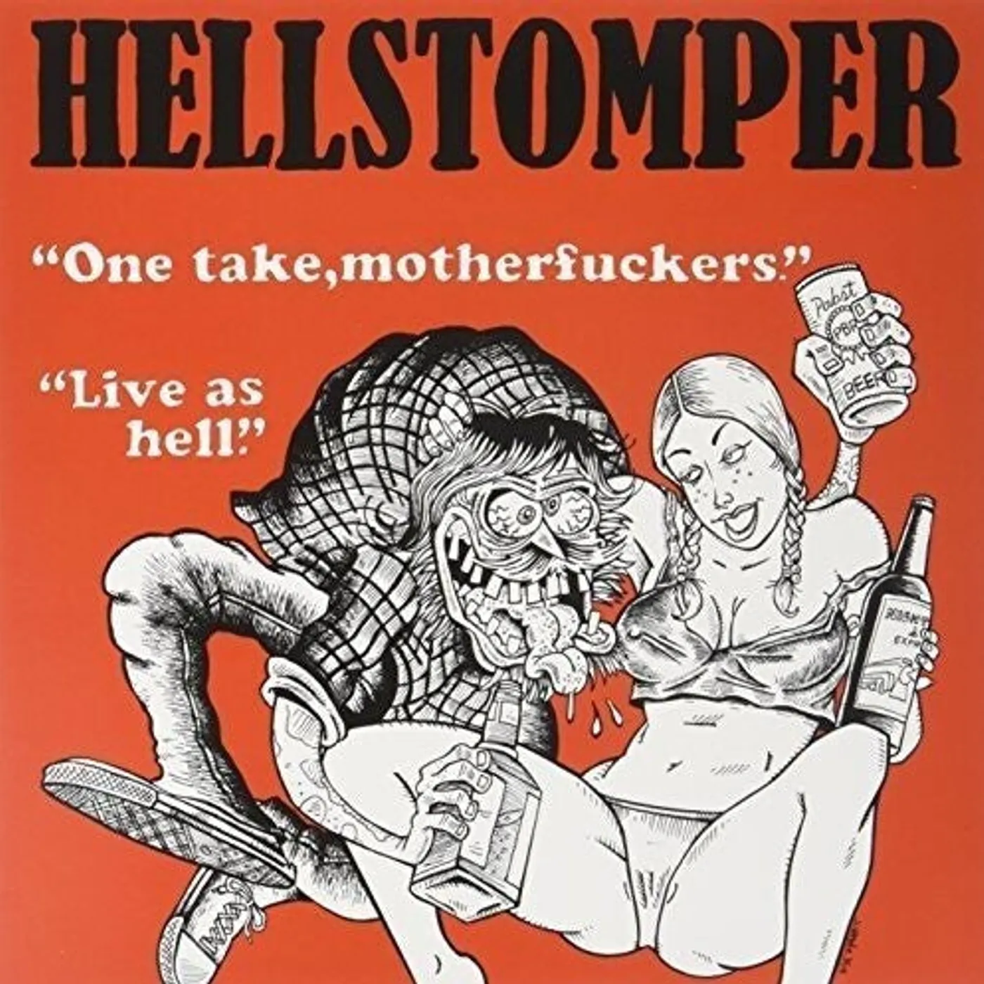 Hellstomper LP Vinyl - One Take Motherfuckers